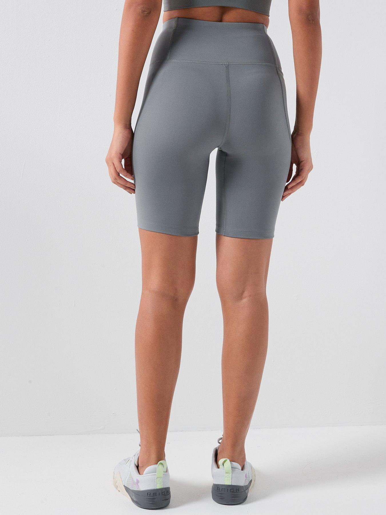  image of under-armour-womens-training-motion-bike-short-grey