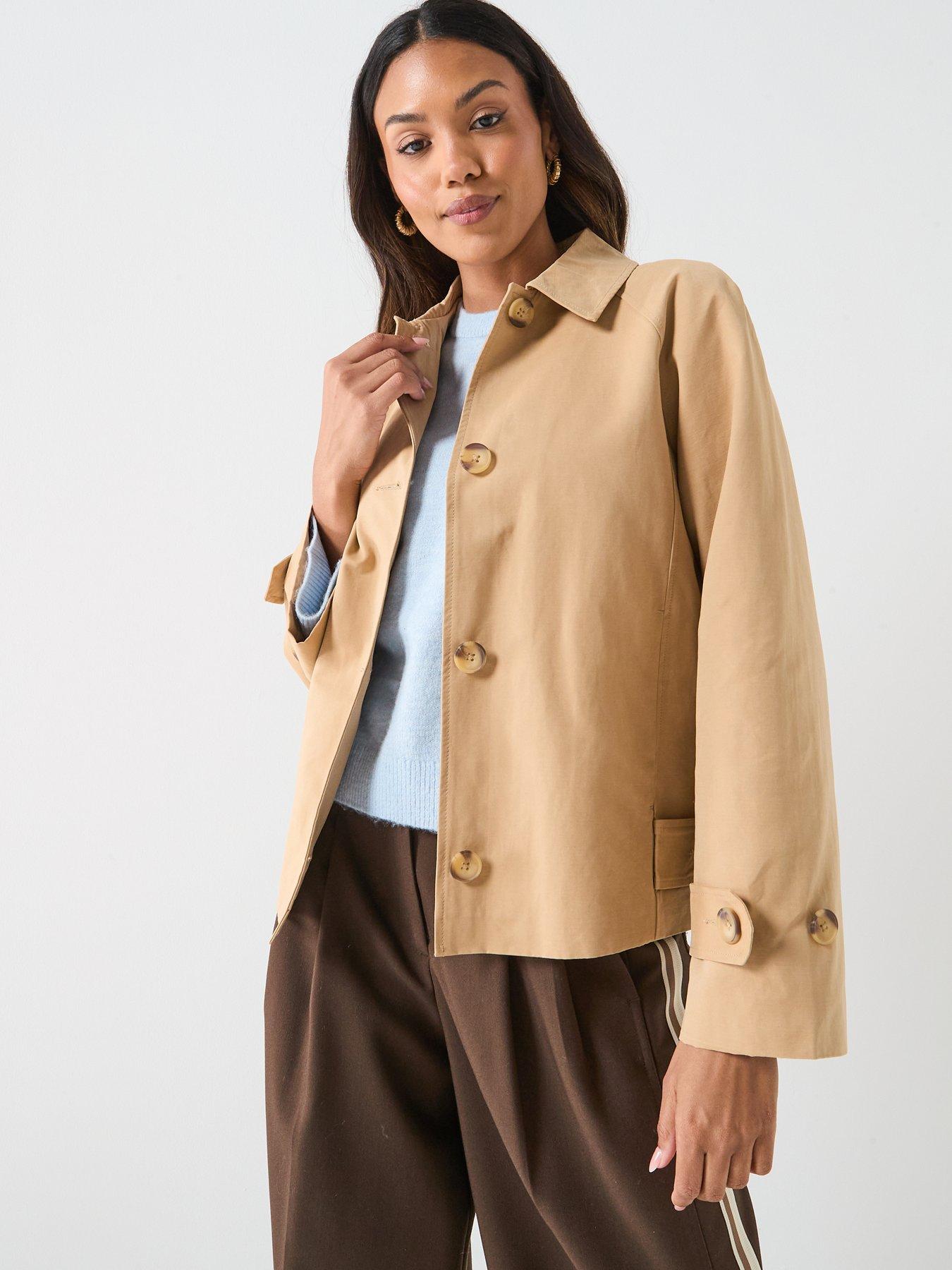 Image 5 of 5 of JDY Donna Tab Detail Jacket - Brown