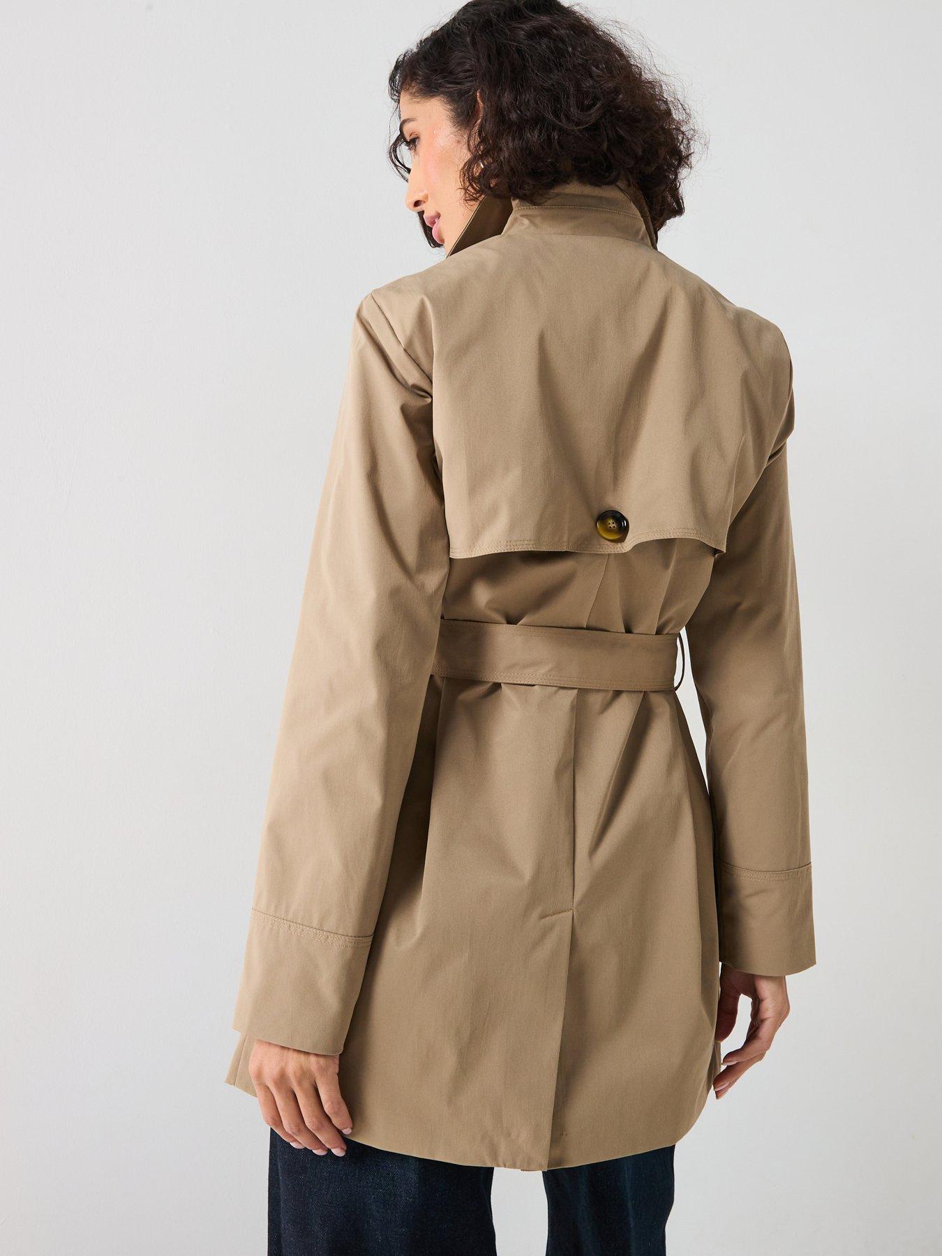 Image 2 of 6 of JDY Isadora Life Trench Coat - Brown