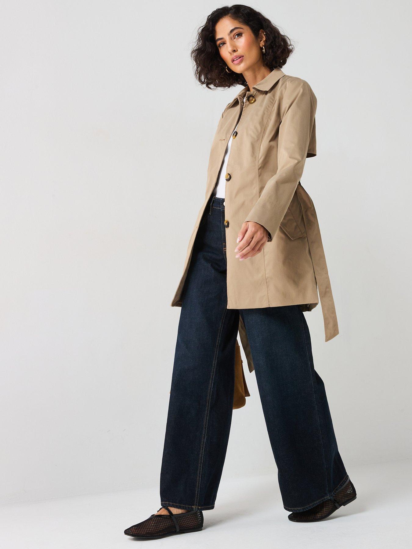 Image 3 of 6 of JDY Isadora Life Trench Coat - Brown