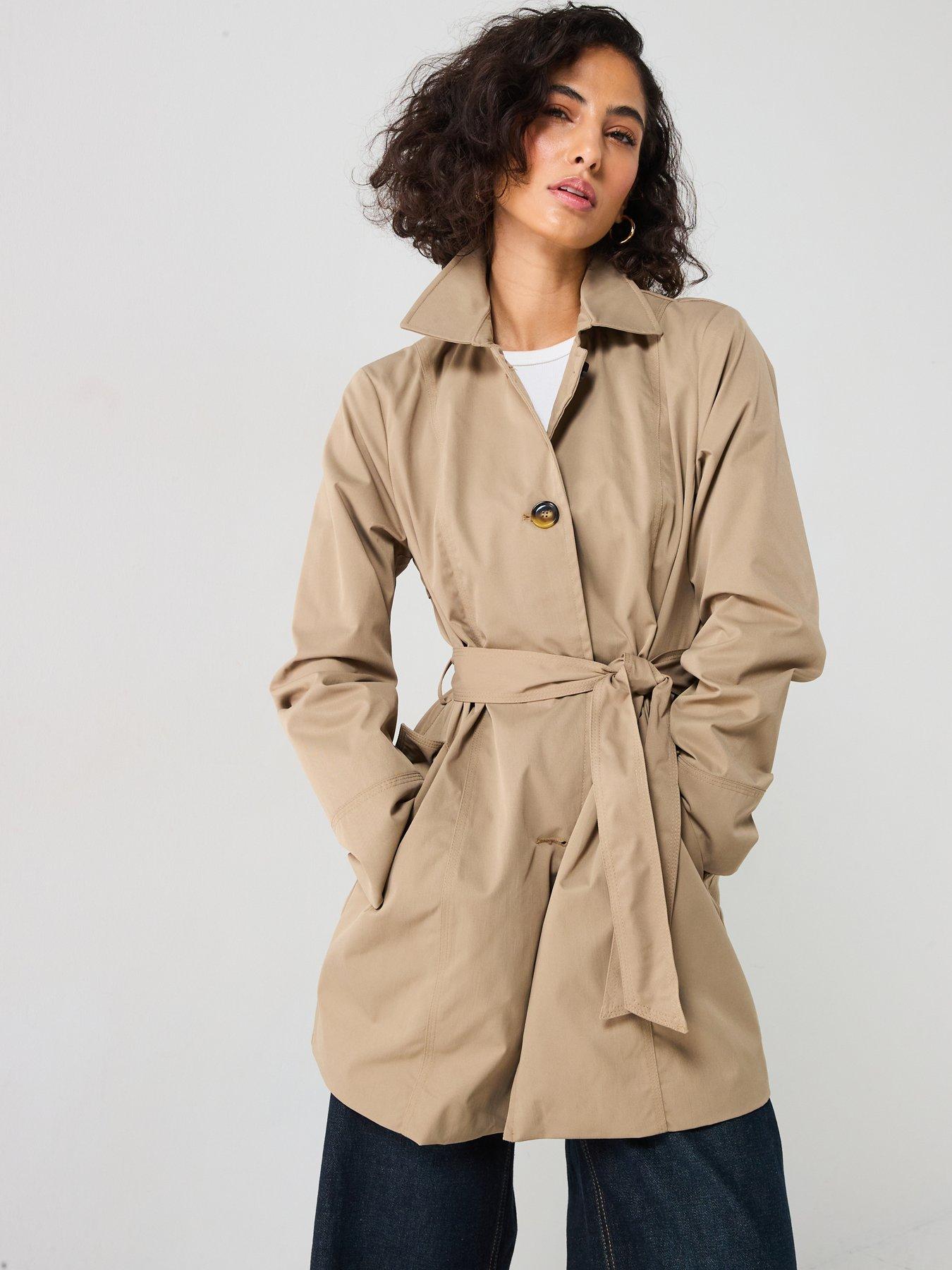 Image 4 of 6 of JDY Isadora Life Trench Coat - Brown
