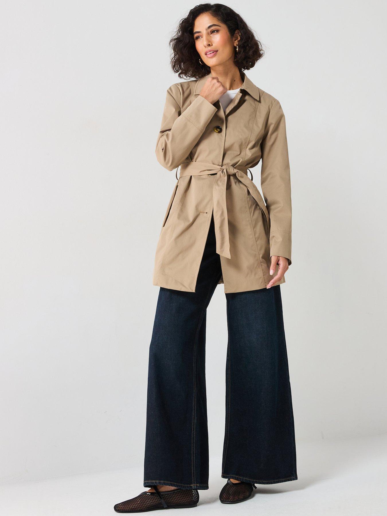 Image 5 of 6 of JDY Isadora Life Trench Coat - Brown