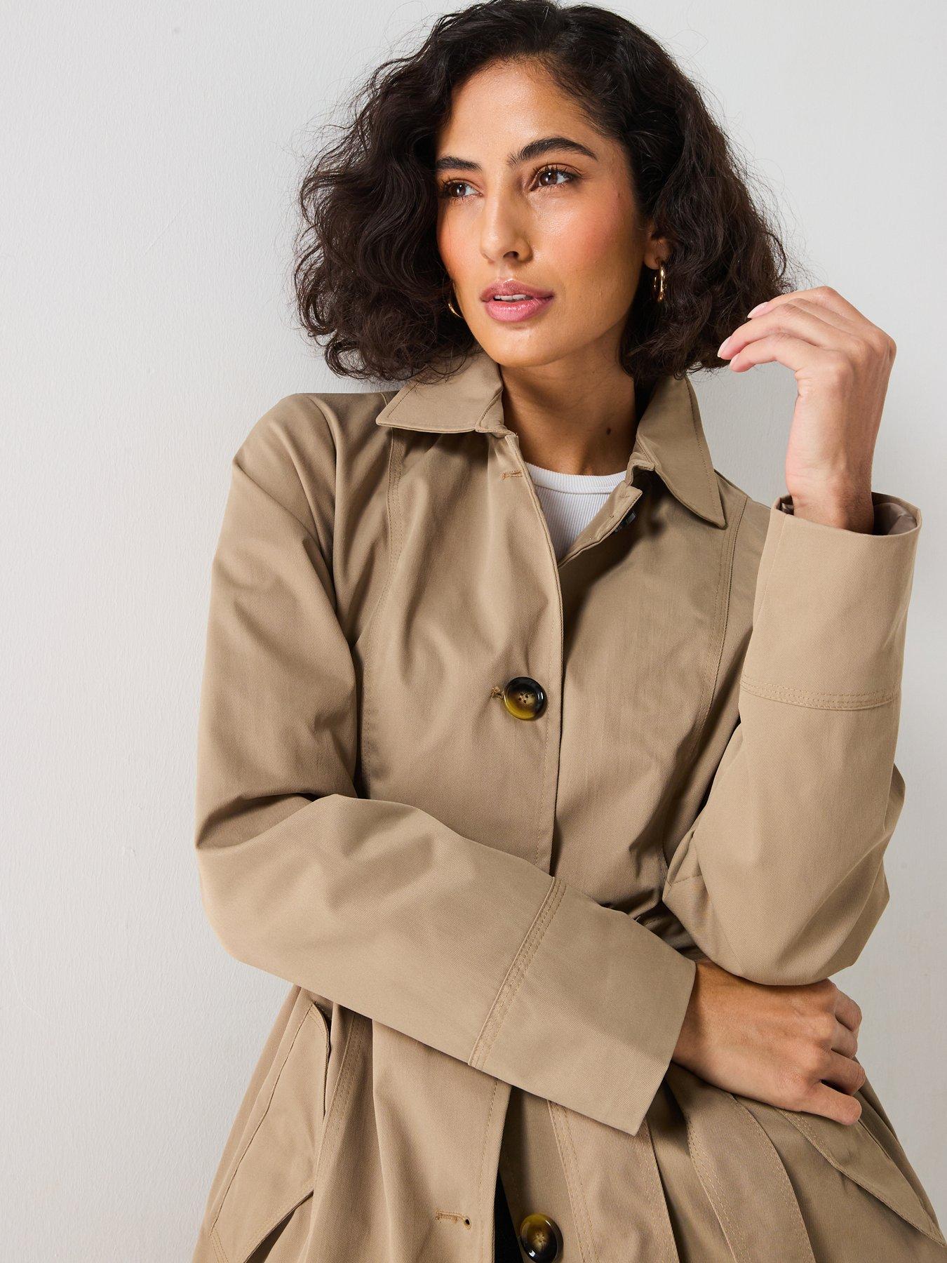 Image 6 of 6 of JDY Isadora Life Trench Coat - Brown