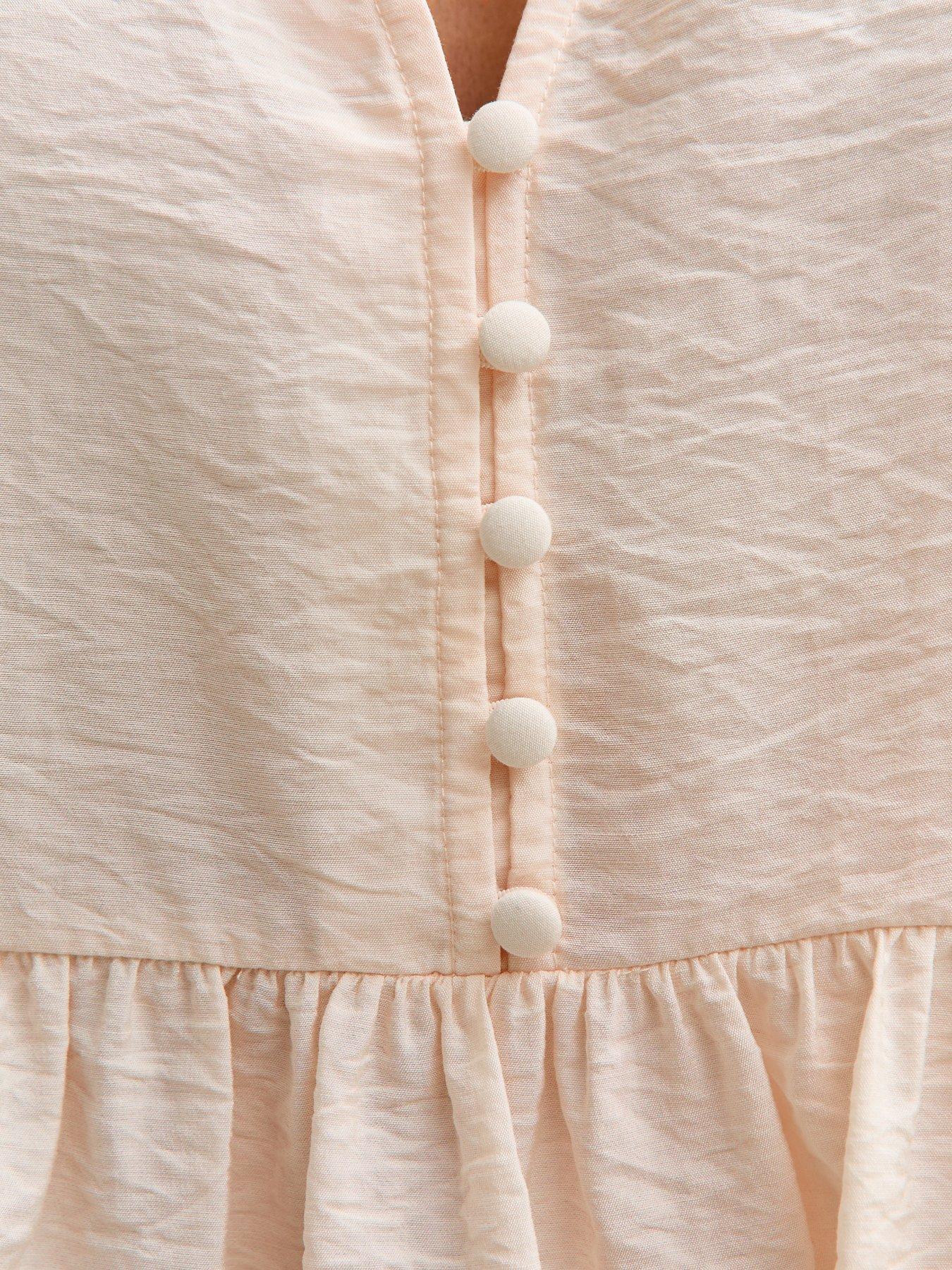  image of new-look-light-pink-button-up-peplum-tea-blouse-light-pink