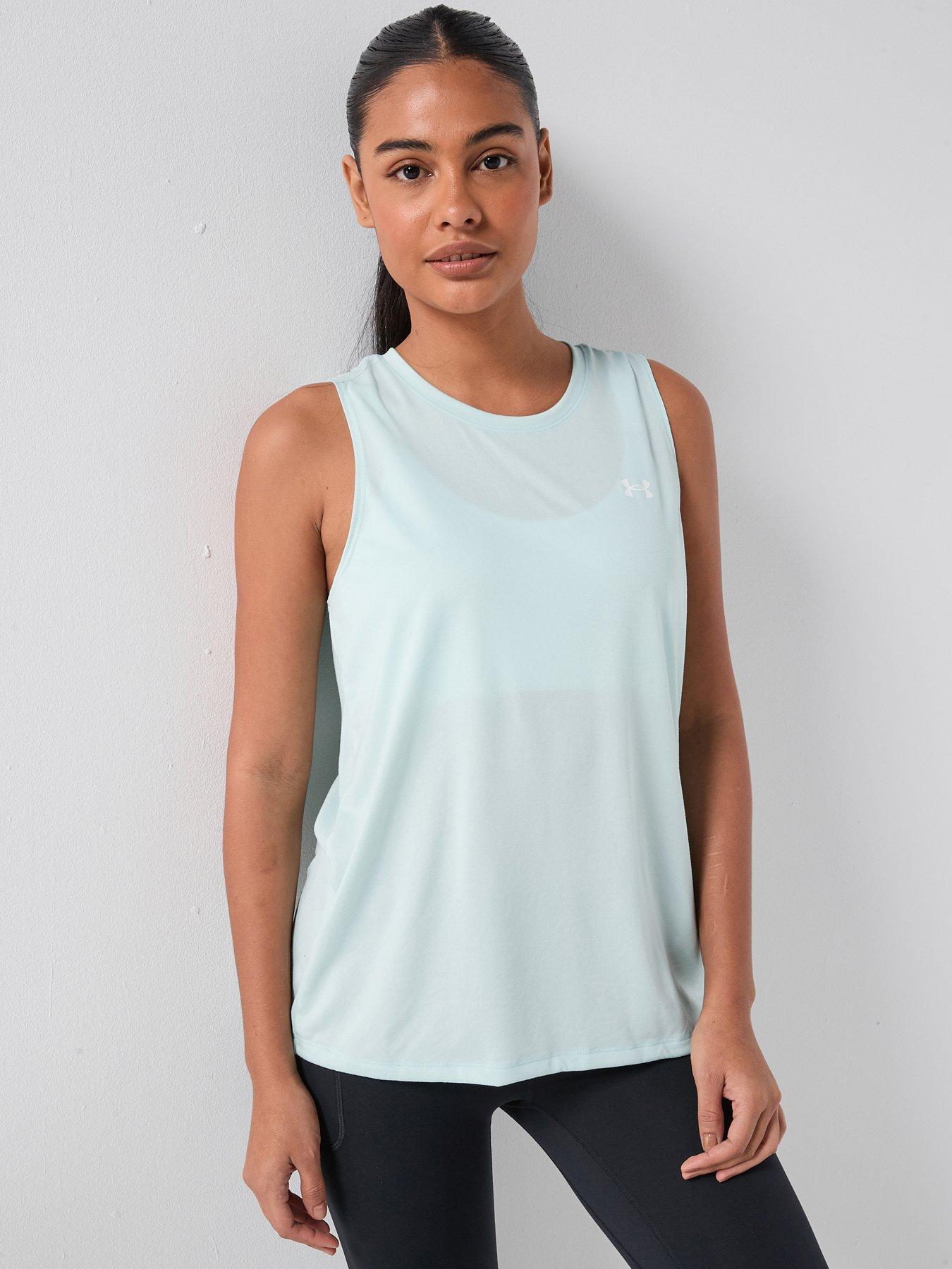 Image 1 of 6 of UNDER ARMOUR Womens Training Tech Tank - Green