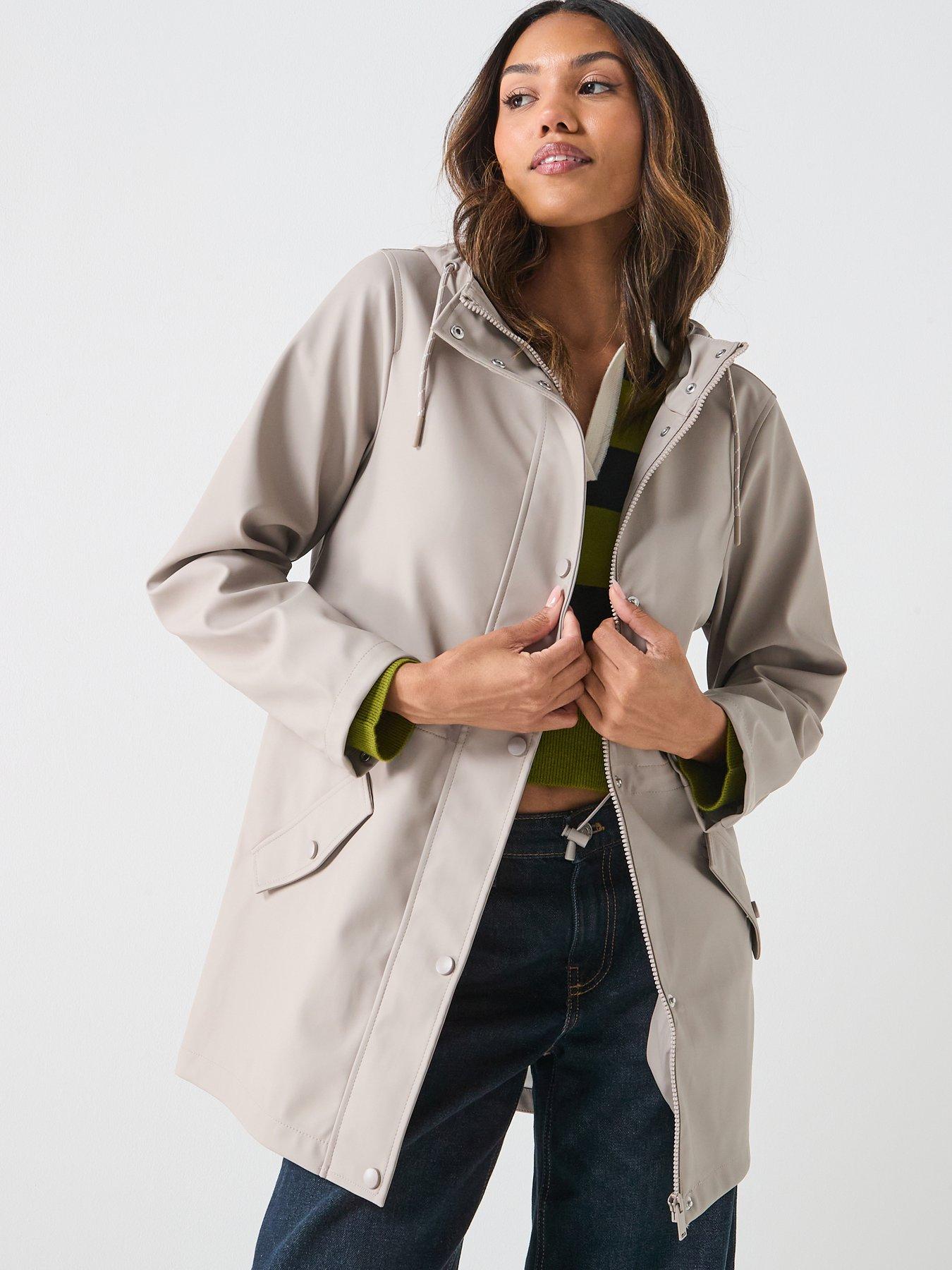 Vero Moda Malou Coated Jacket - Grey