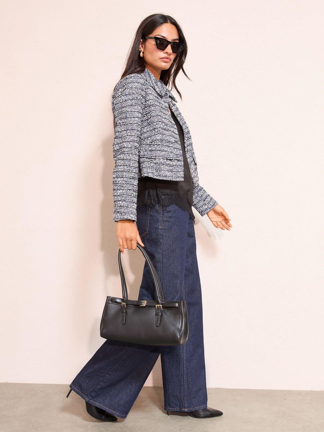  image of friends-like-these-boucle-trophy-jacket-blue