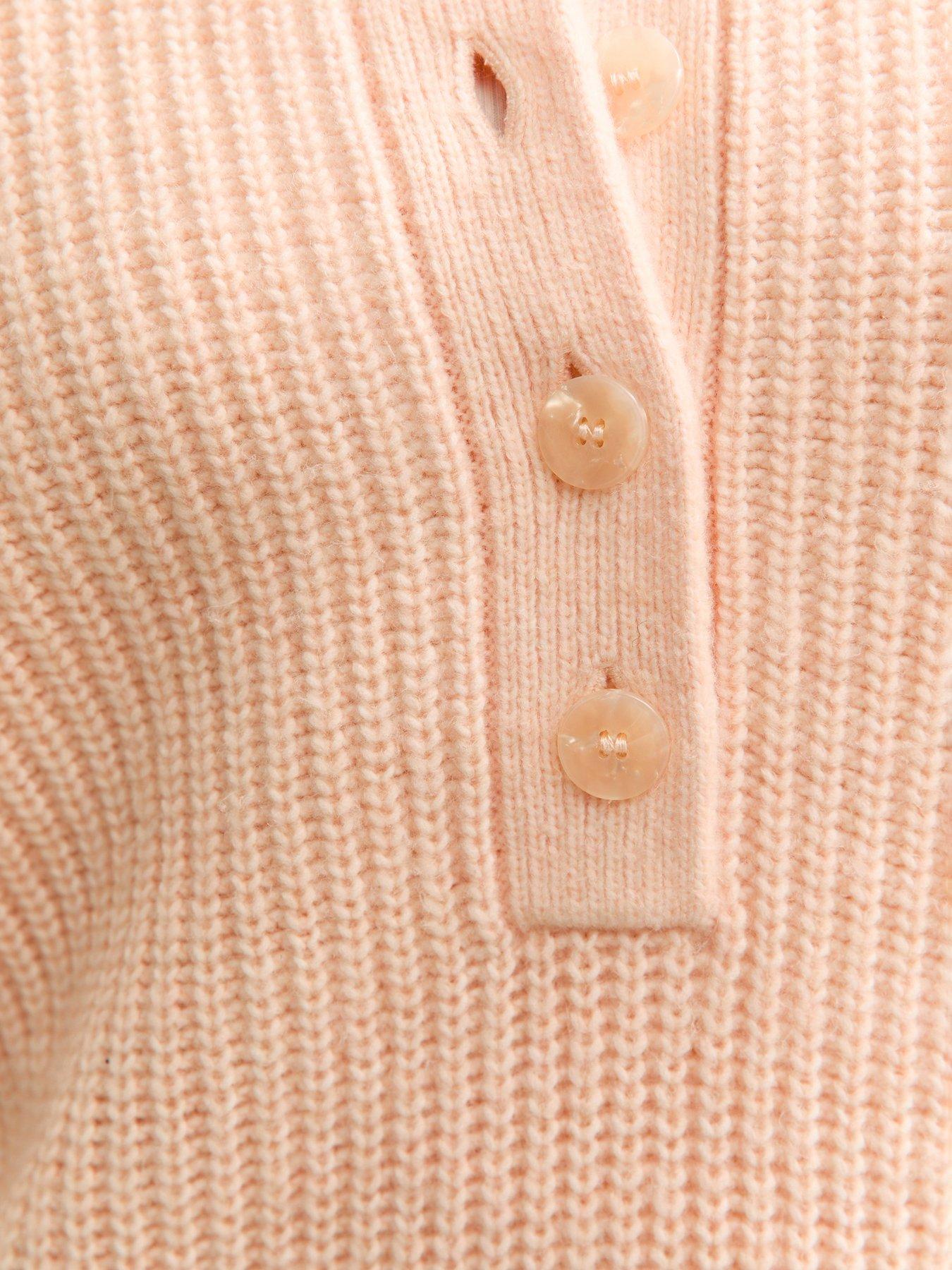  image of new-look-midweight-knit-jumper-light-pink