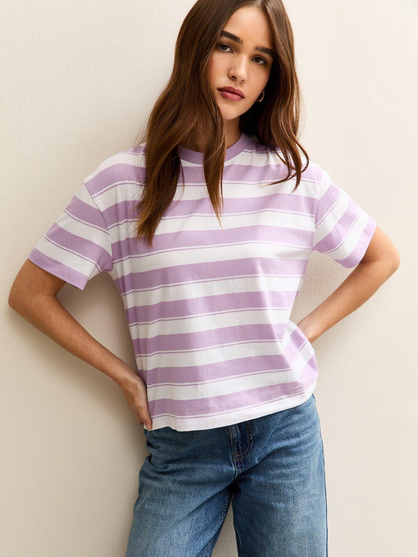 new-look-stripe-boxy-t-shirt-purple