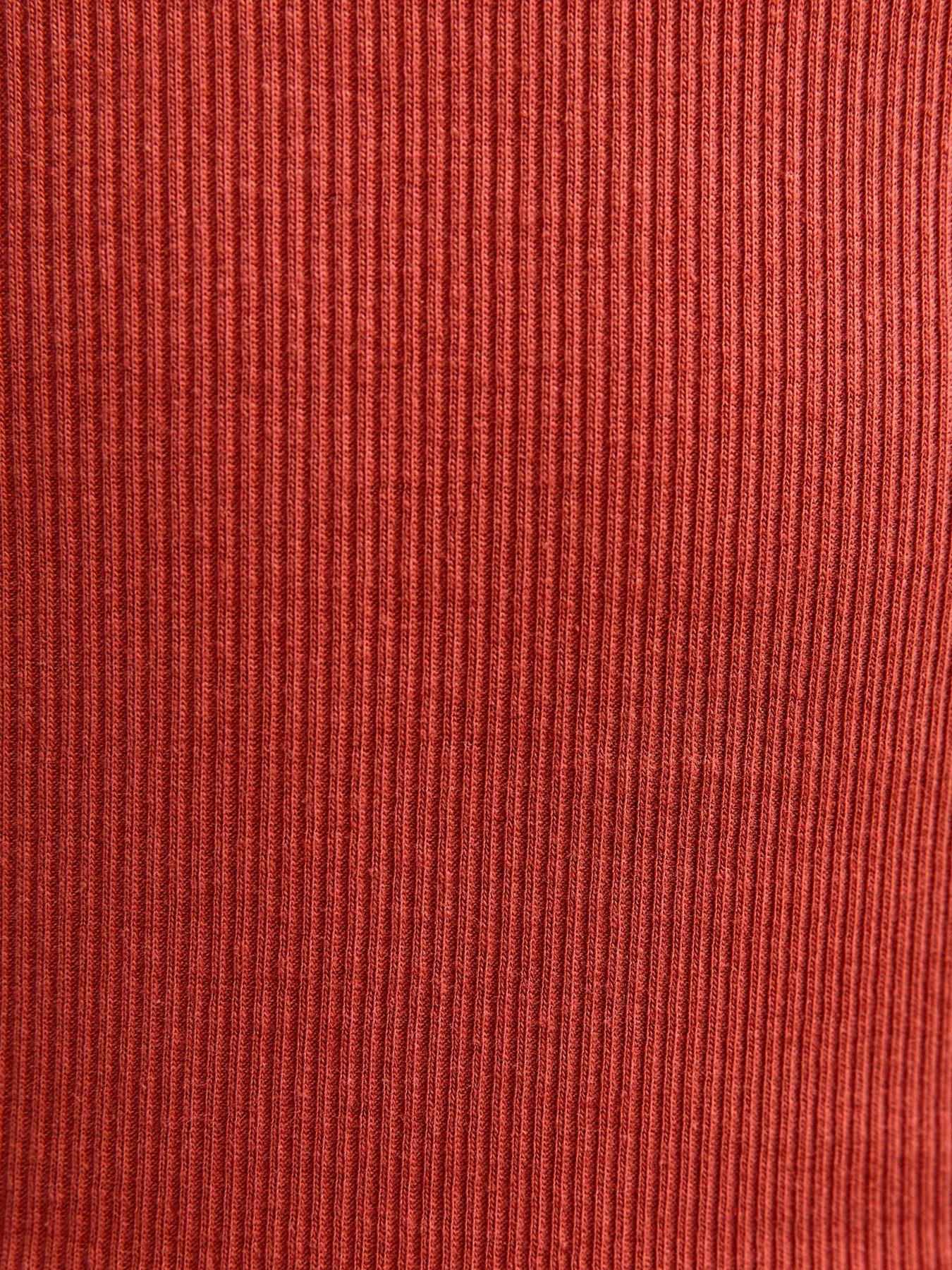 Image 5 of 5 of New Look Dark Red Racer Back Vest Top