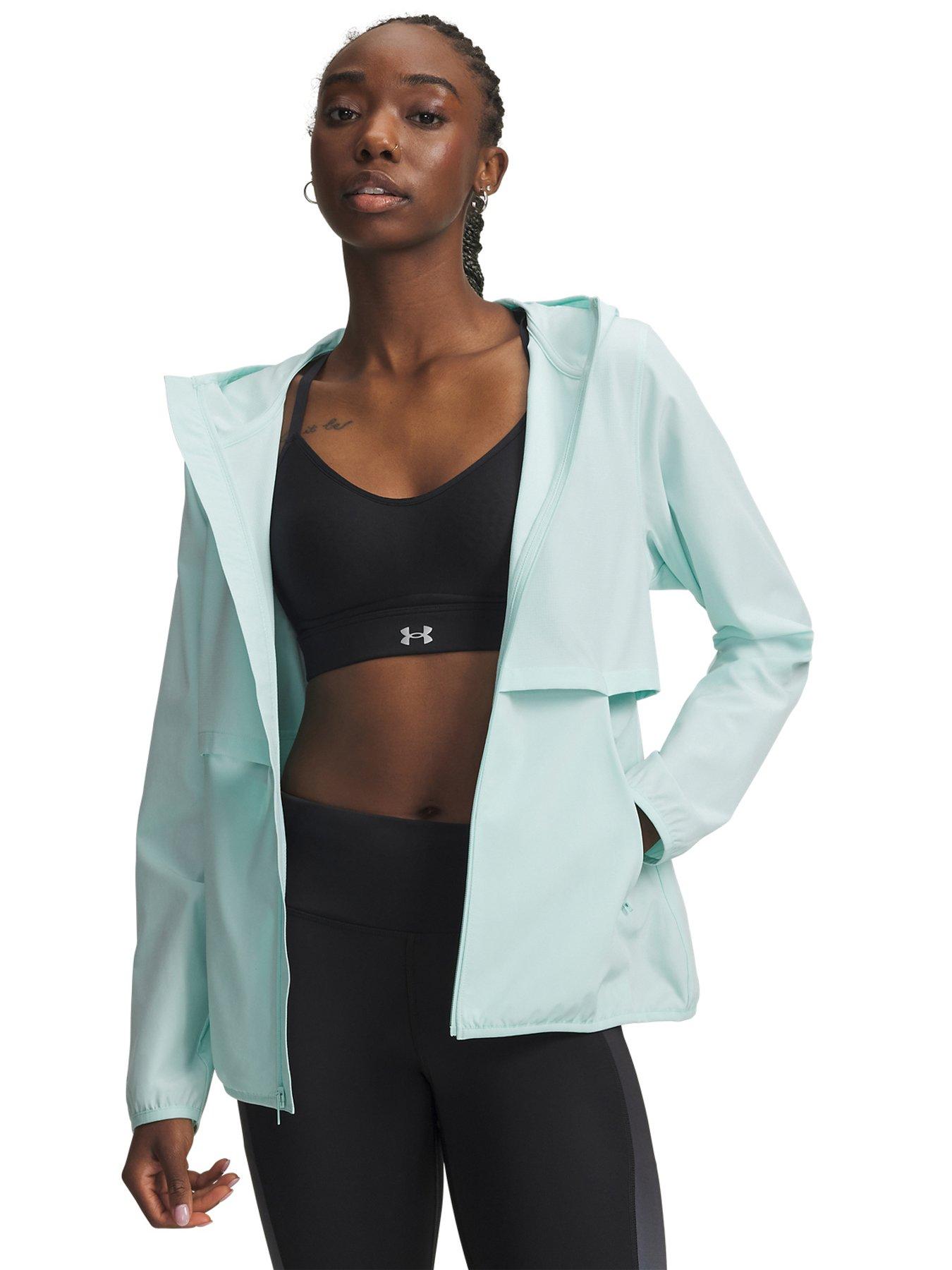  image of under-armour-womens-running-launch-cw-jacket-green