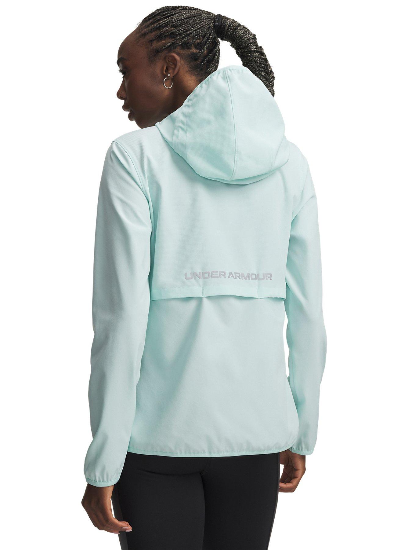 image of under-armour-womens-running-launch-cw-jacket-green