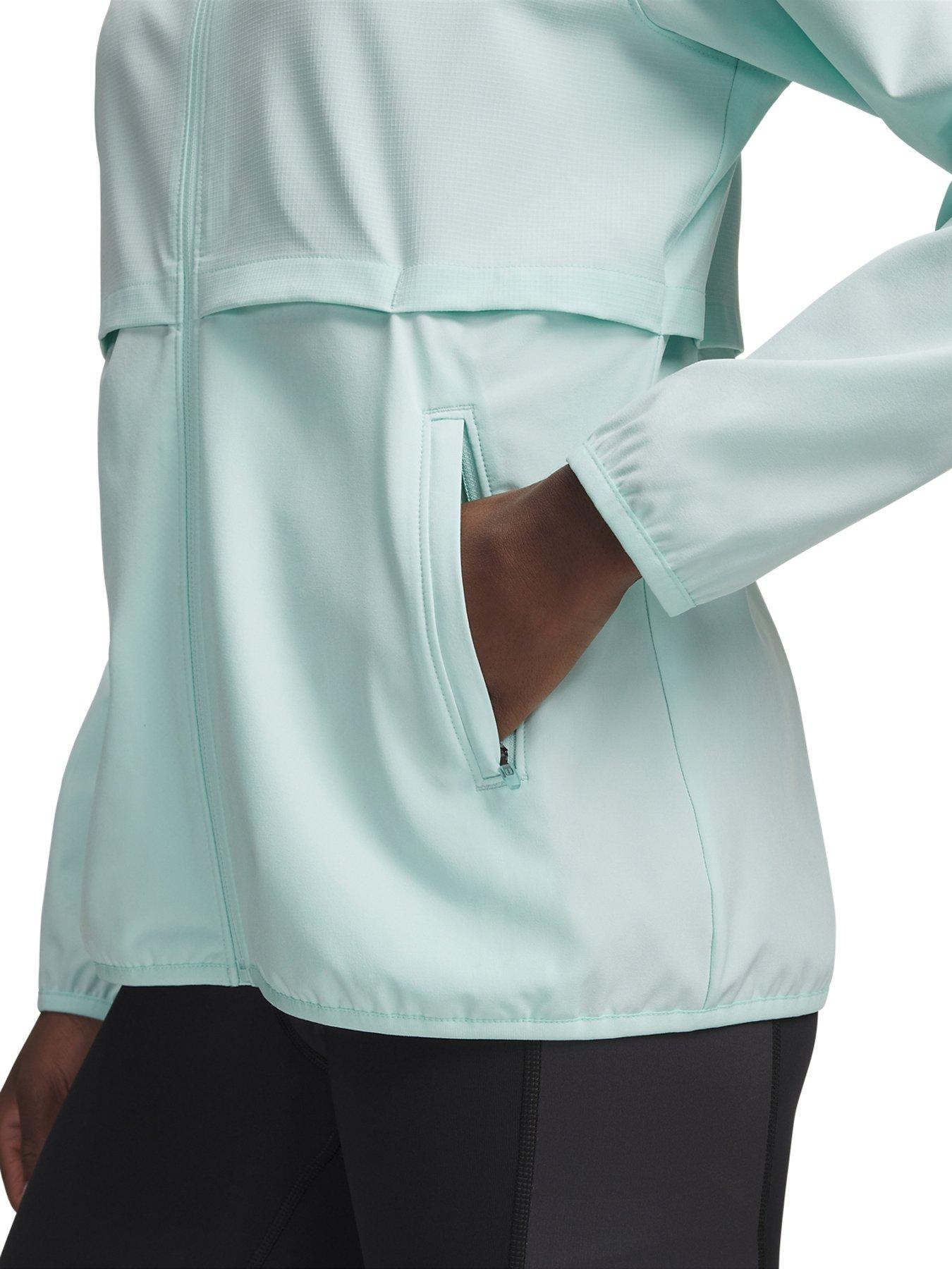  image of under-armour-womens-running-launch-cw-jacket-green