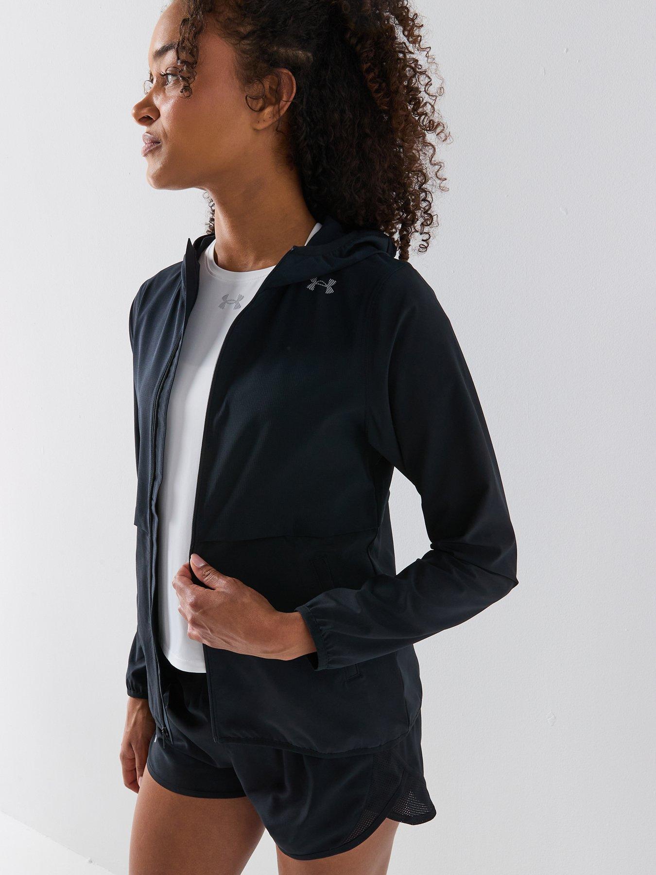 Image 4 of 6 of UNDER ARMOUR Womens Running Launch Jacket - Black