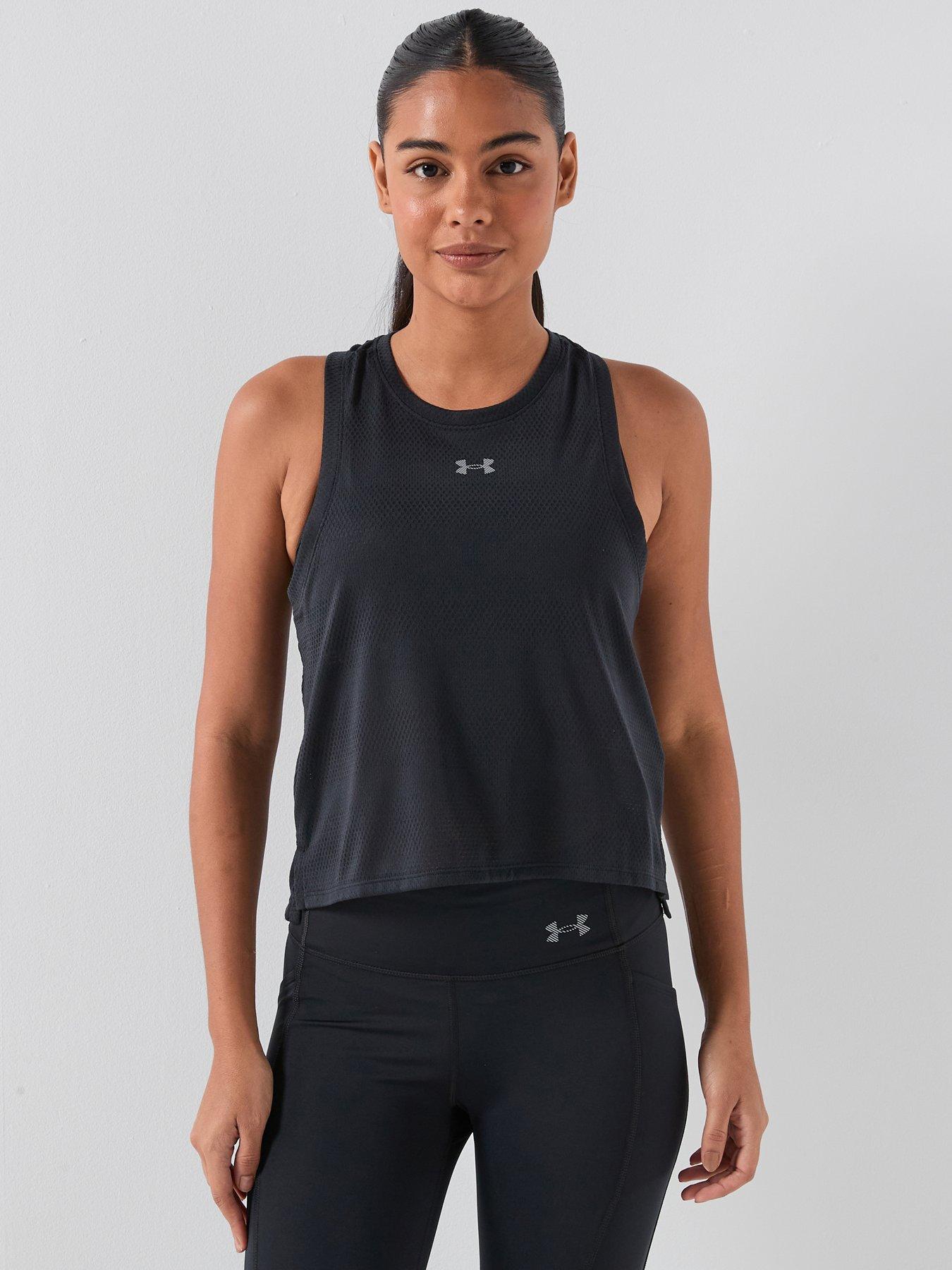 Image 1 of 6 of UNDER ARMOUR Womens Running Launch Elite Singlet - Black