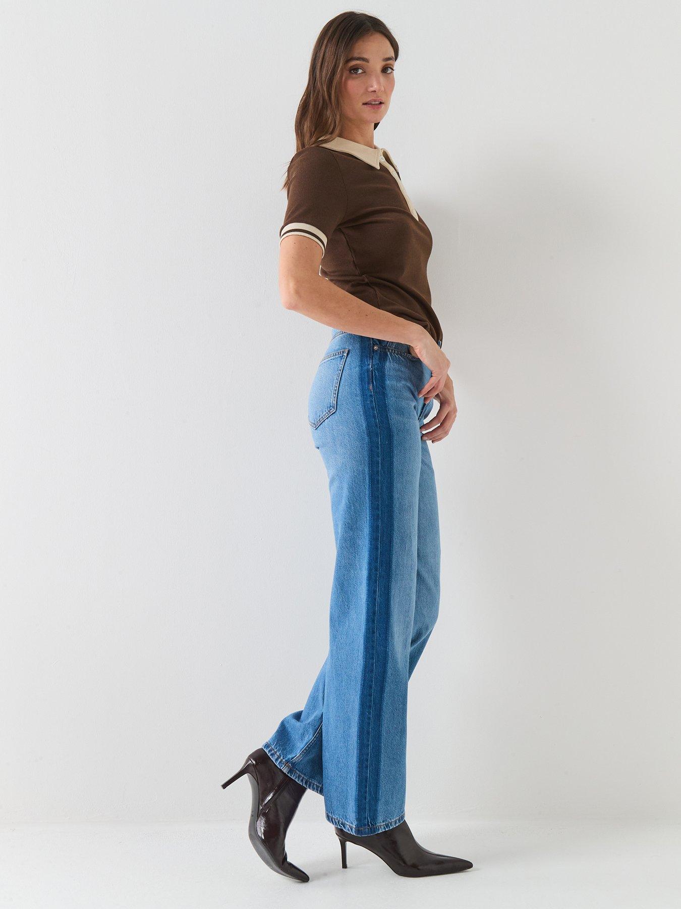 Image 3 of 6 of Vero Moda Straight Leg Jean - Medium Denim