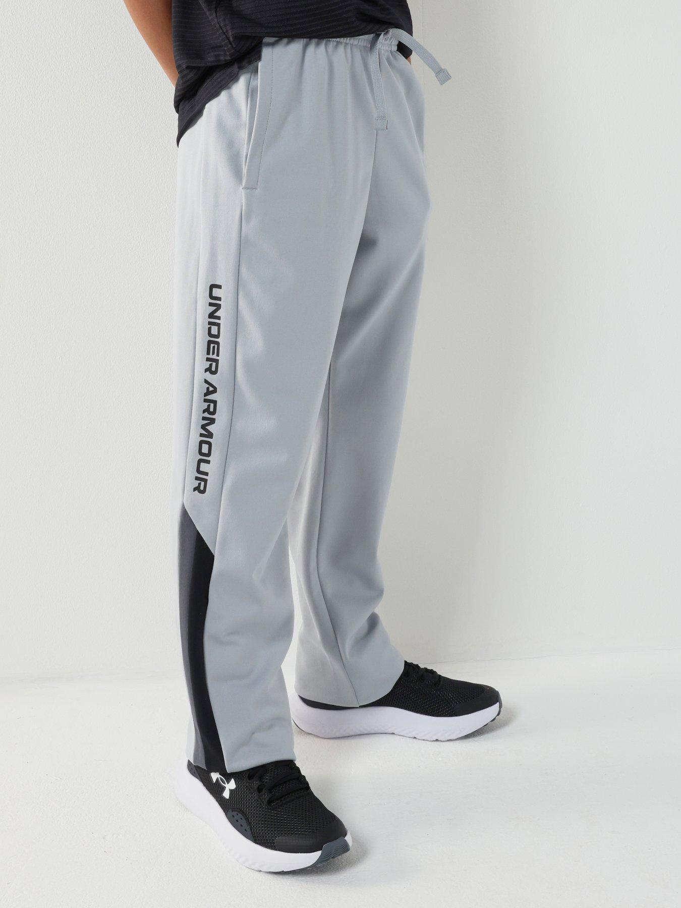 Image 2 of 6 of UNDER ARMOUR Junior Boys Training Rival Knit Taper Pant - Grey