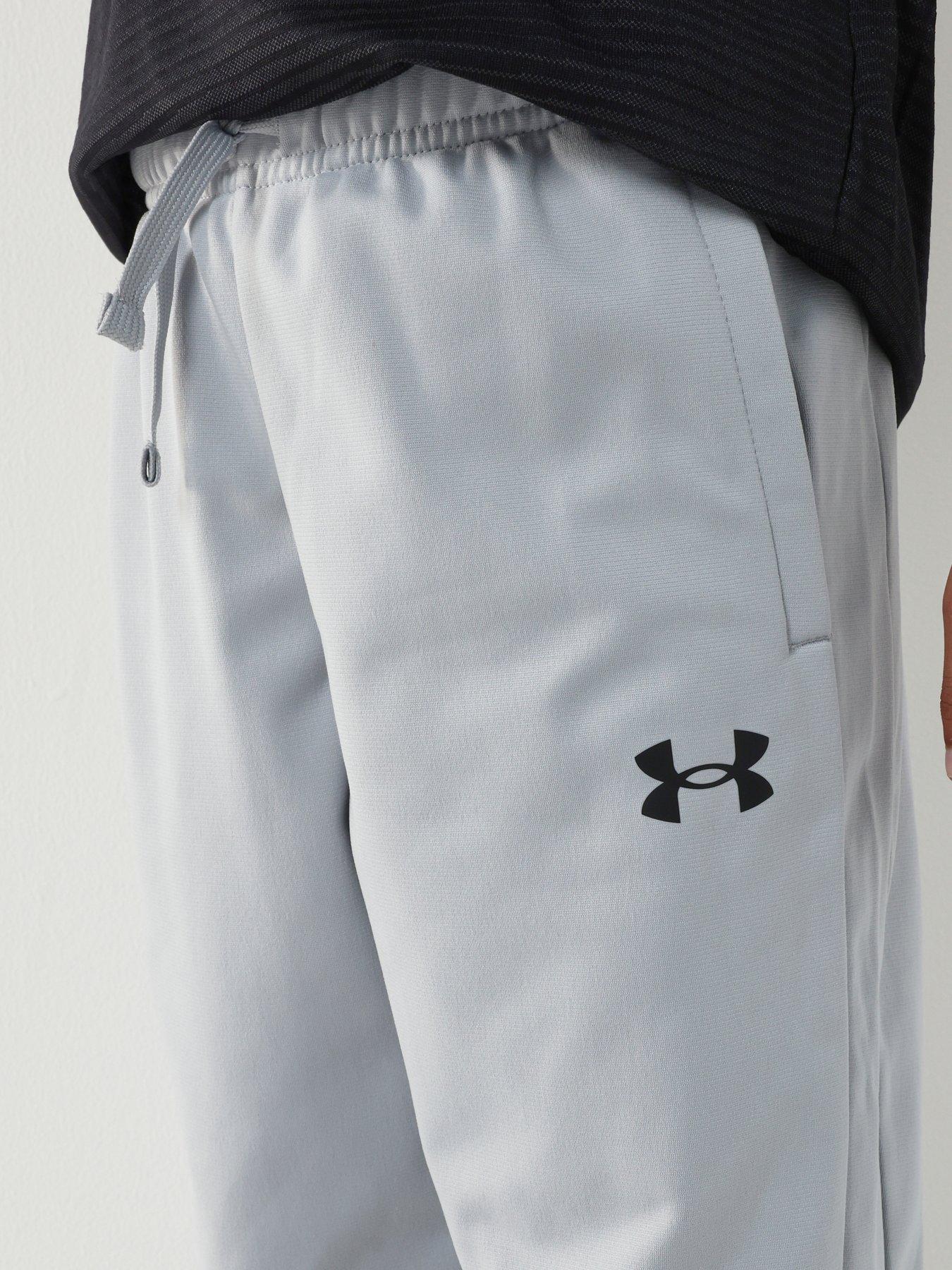 Image 4 of 6 of UNDER ARMOUR Junior Boys Training Rival Knit Taper Pant - Grey
