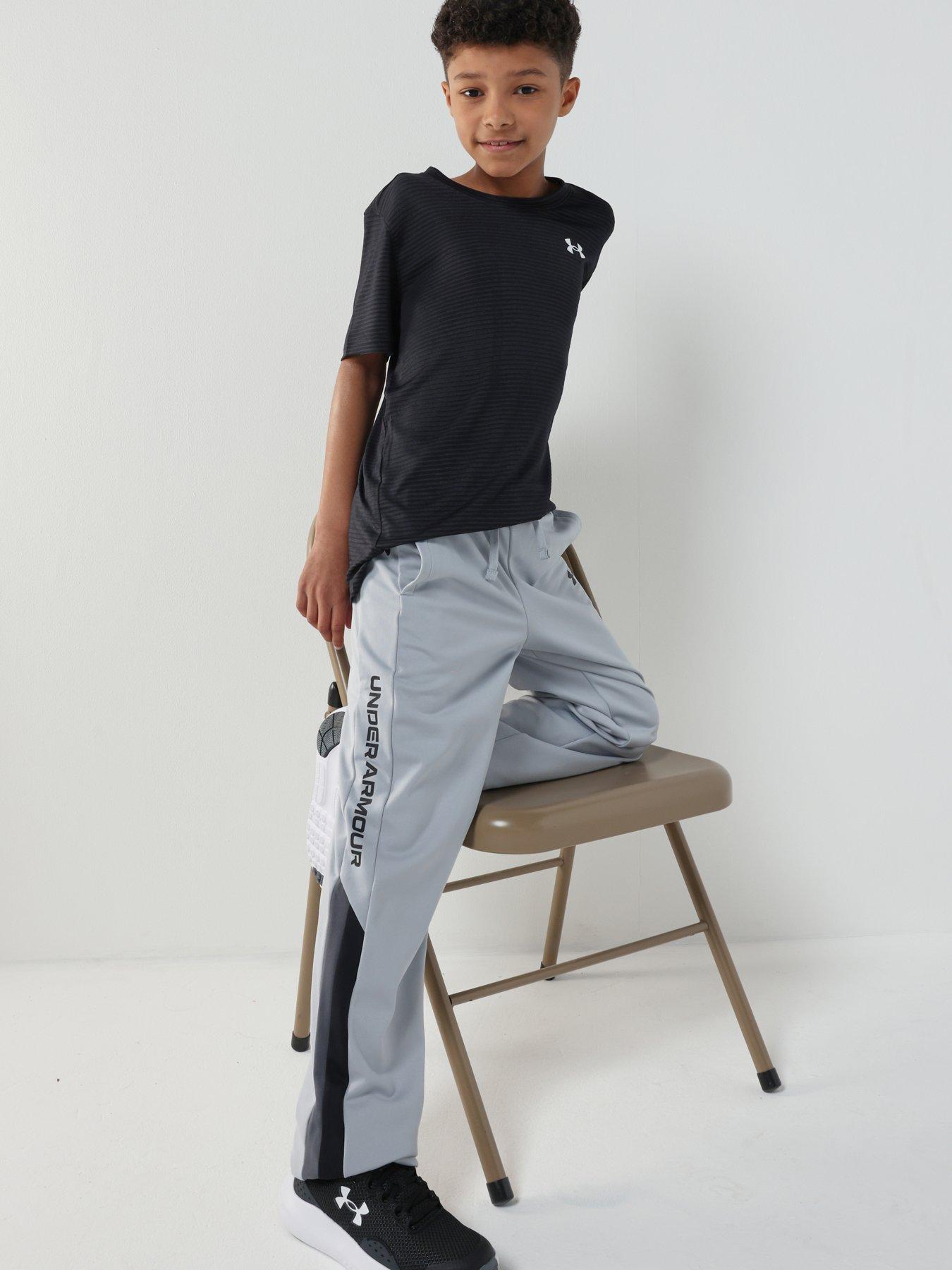 Image 5 of 6 of UNDER ARMOUR Junior Boys Training Rival Knit Taper Pant - Grey