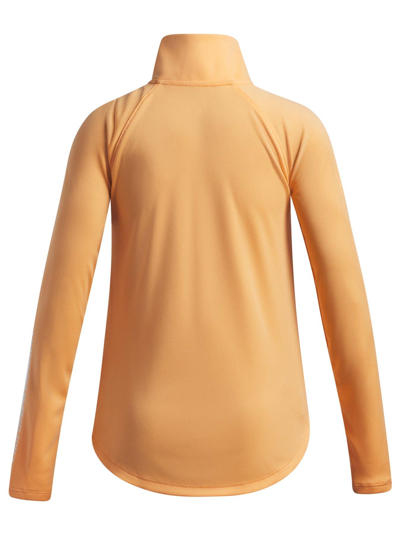 Image 2 of 3 of UNDER ARMOUR Junior Girls Training Tech 1/2 Zip - Orange