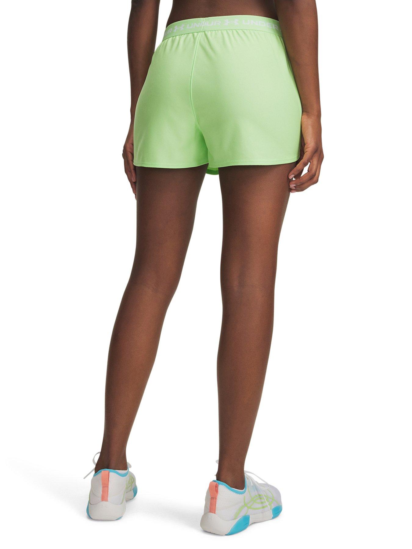 Image 2 of 3 of UNDER ARMOUR Womens Training Tech Play Up Short - Green