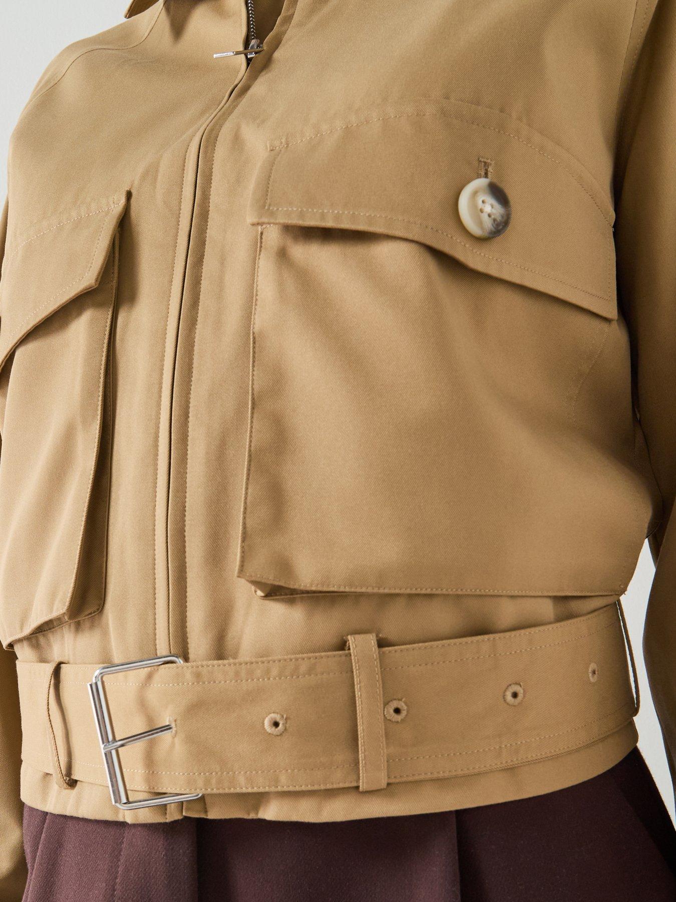 Image 4 of 6 of AWARE Vmsoffycallie Short Zipped Jacket - Kelp