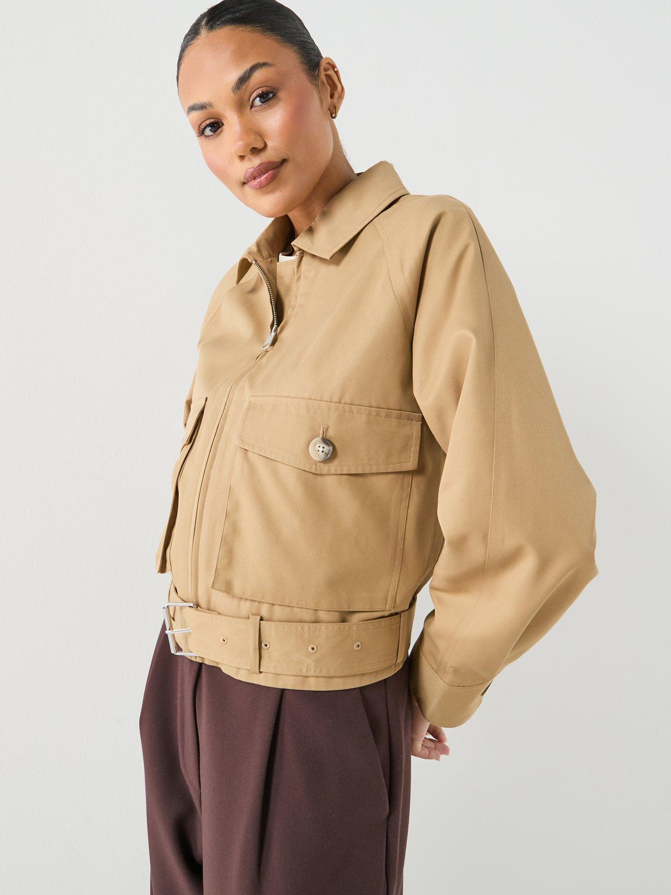 Image 6 of 6 of AWARE Vmsoffycallie Short Zipped Jacket - Kelp