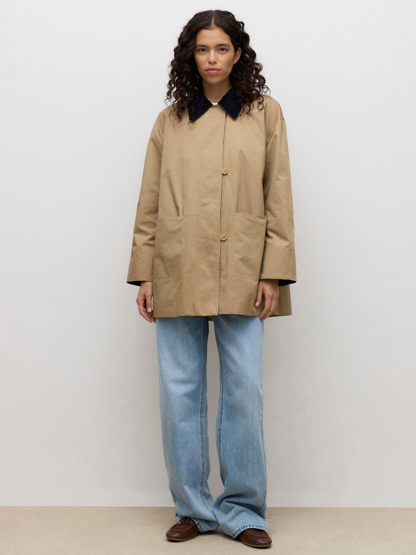Image 3 of 4 of AWARE Vickey Long Sleeve Coat - Brown