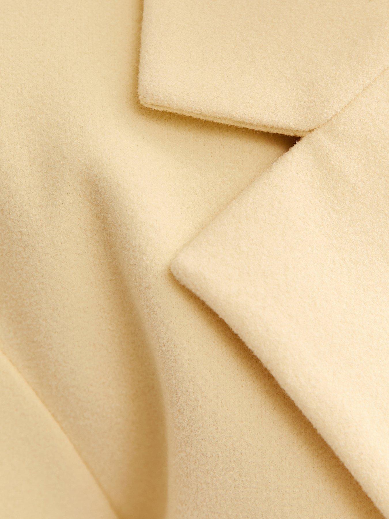  image of new-look-open-front-longline-coat-light-yellow