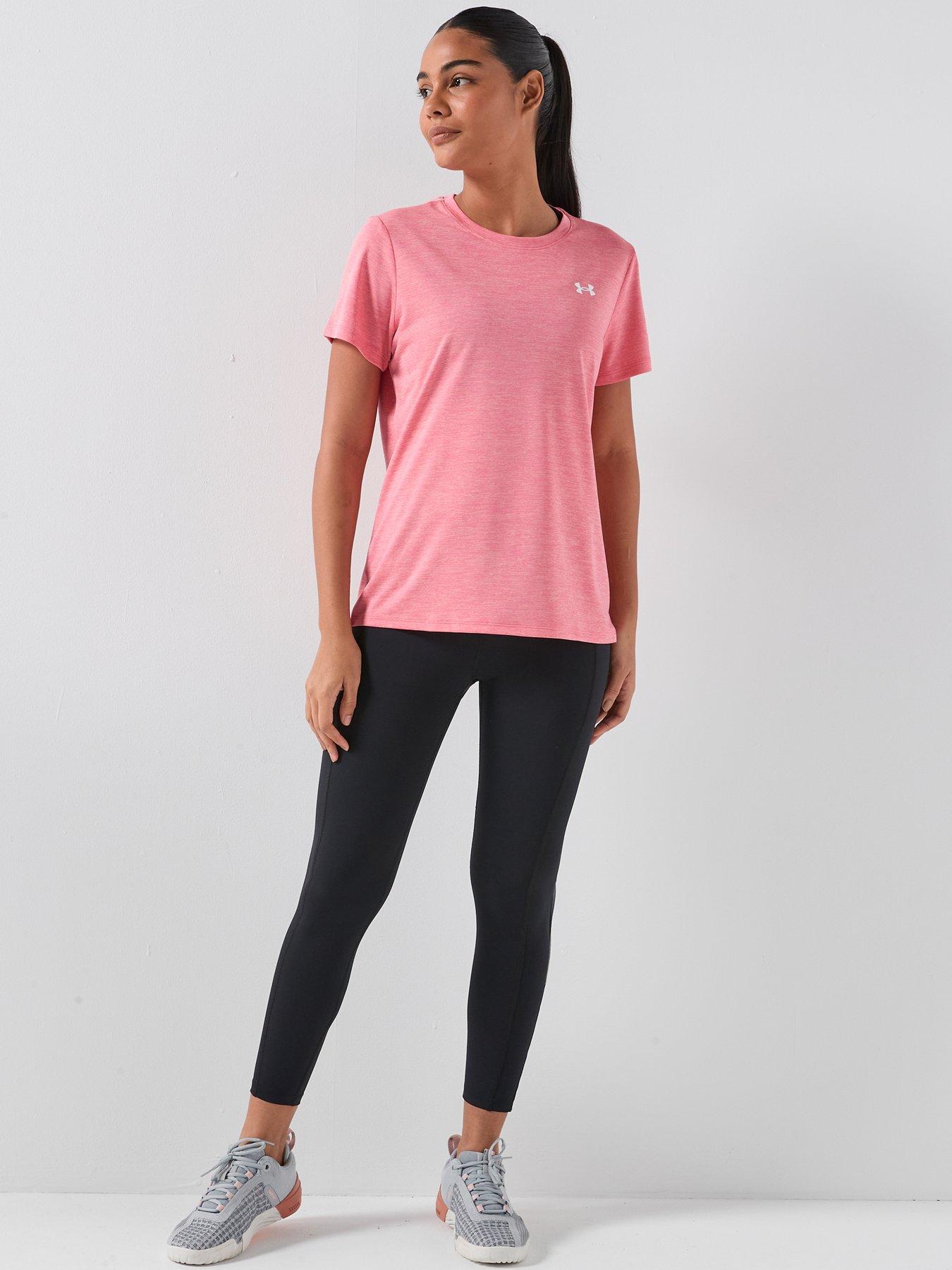 Image 6 of 6 of UNDER ARMOUR Womens Training Tech Short Sleeve Crew Neck T-Shirt - Pink