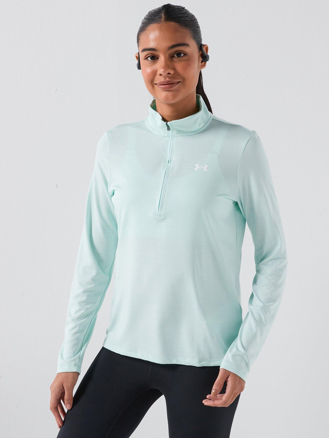 Image 1 of 6 of UNDER ARMOUR Womens Training Tech 1/2 Zip - Green