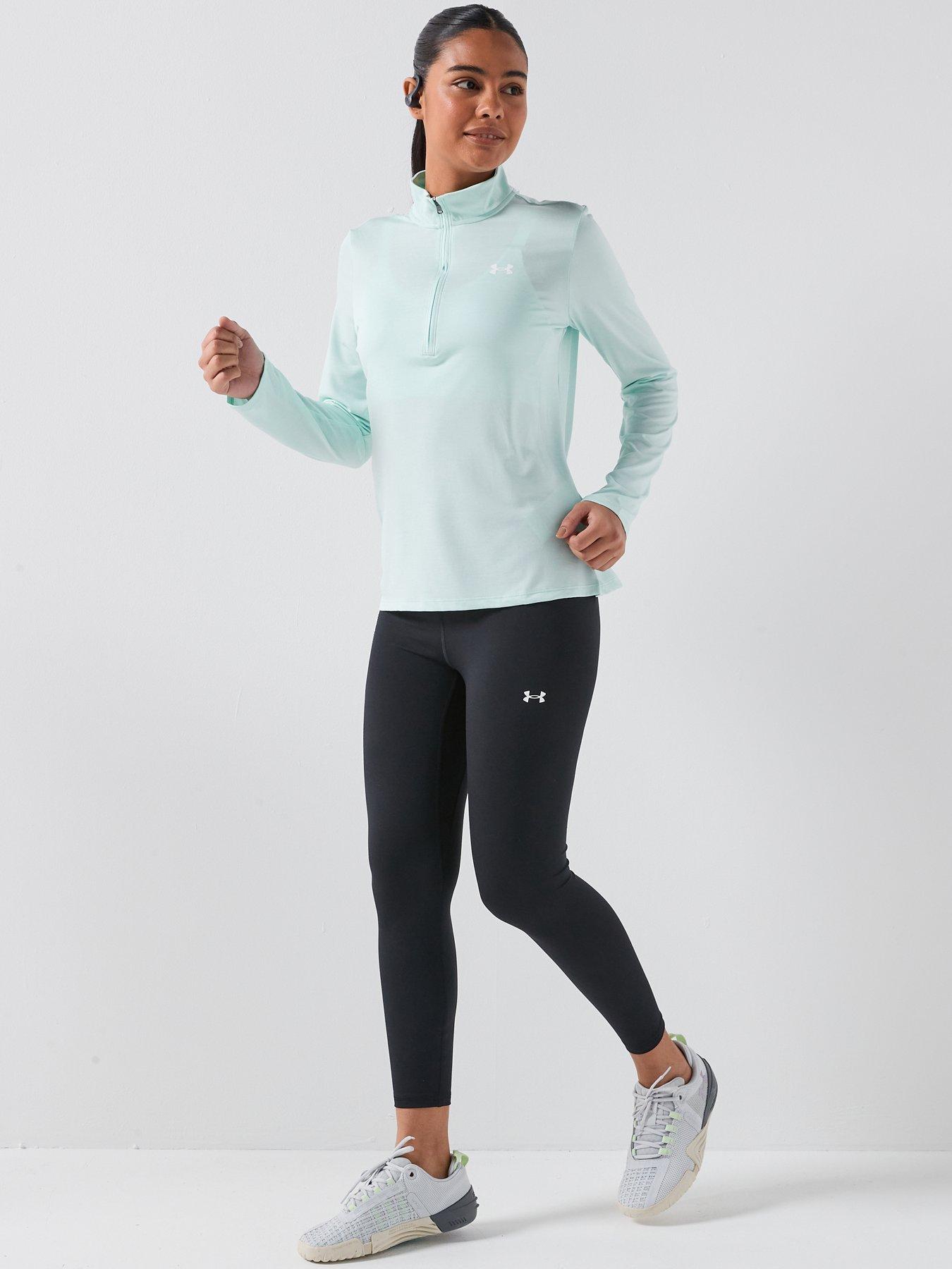 Image 3 of 6 of UNDER ARMOUR Womens Training Tech 1/2 Zip - Green