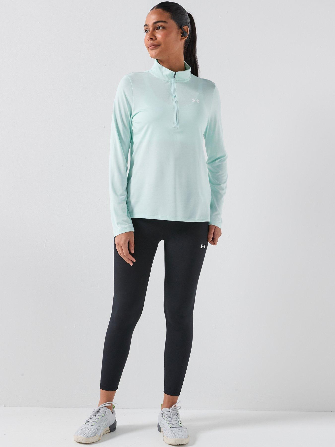 Image 5 of 6 of UNDER ARMOUR Womens Training Tech 1/2 Zip - Green