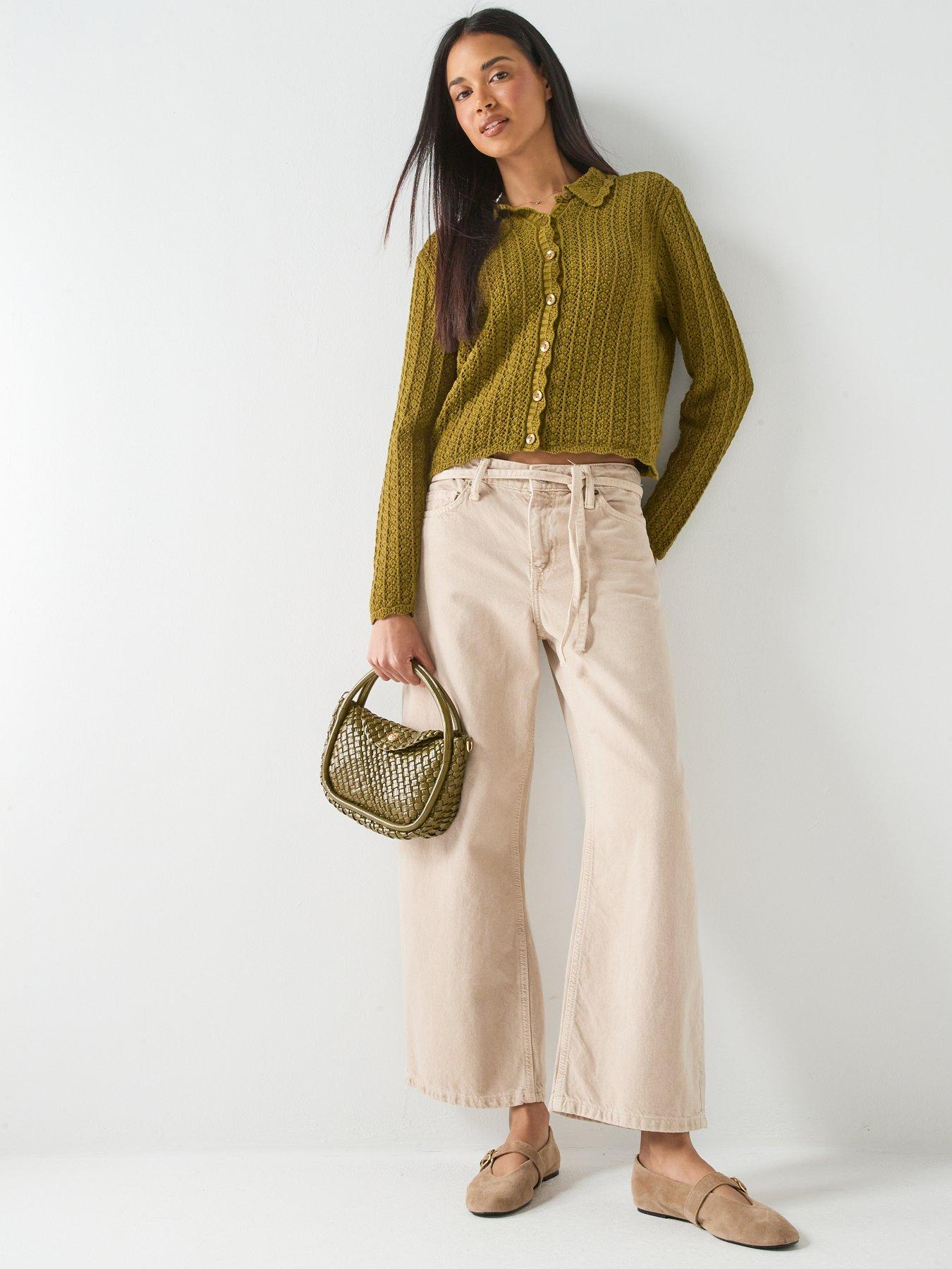  image of jdy-jdycamil-collared-cardigan-green