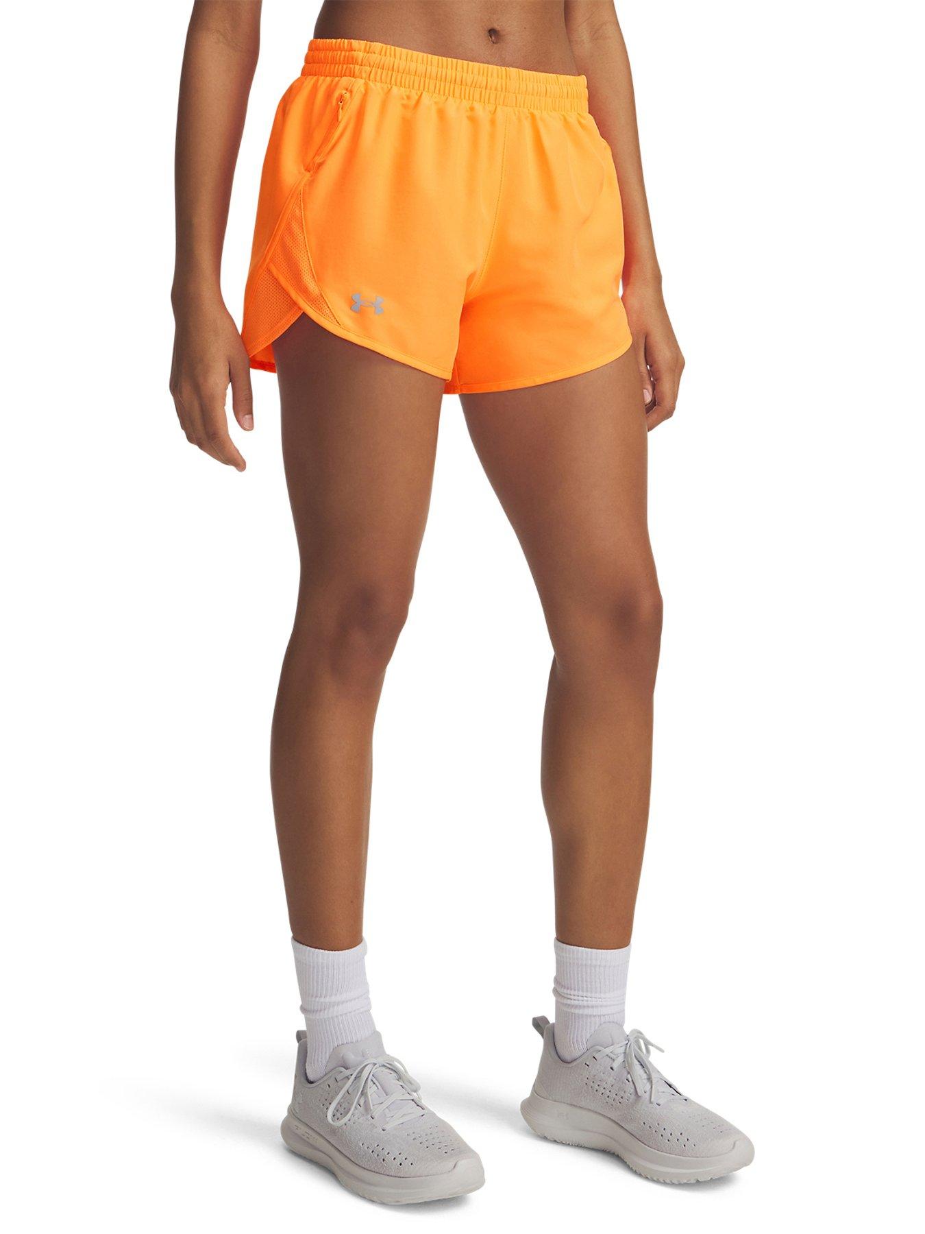 Image 1 of 3 of UNDER ARMOUR Womens Running Fly By Short - Orange