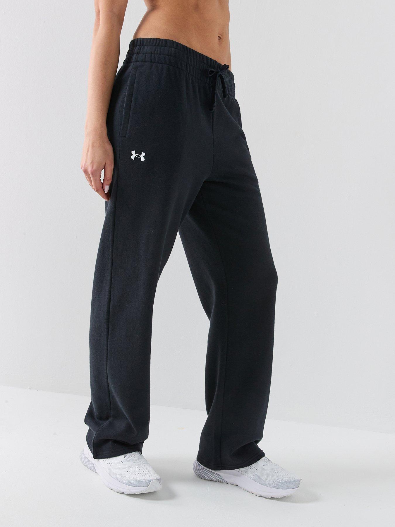 UNDER ARMOUR Womens Rival Fleece Pant - Black