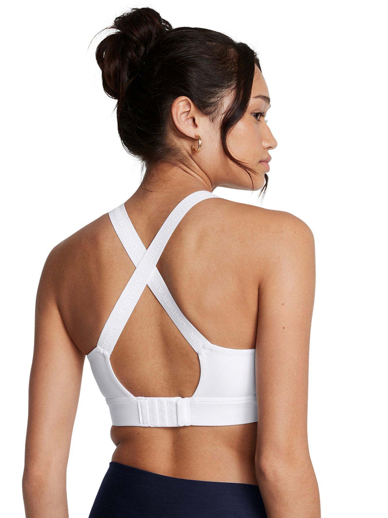 Image 2 of 6 of UNDER ARMOUR Womens Training Infinity High Bra - White