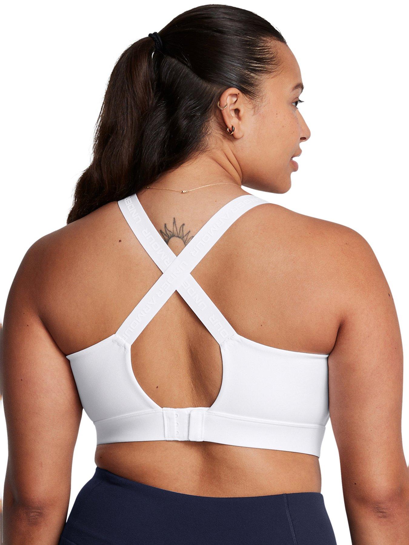 Image 4 of 6 of UNDER ARMOUR Womens Training Infinity High Bra - White