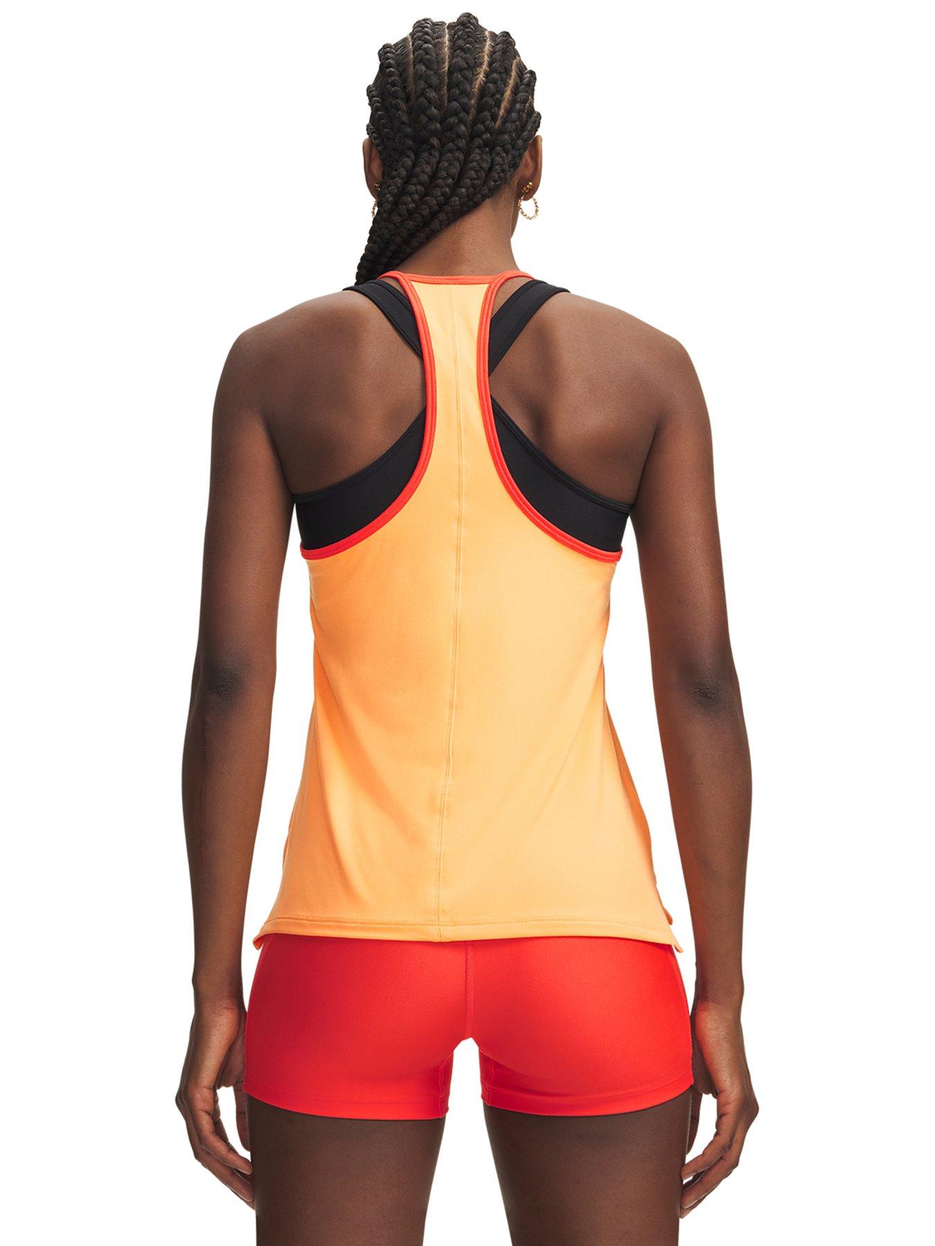 stillFront image of under-armour-womens-training-vanish-tank-orange
