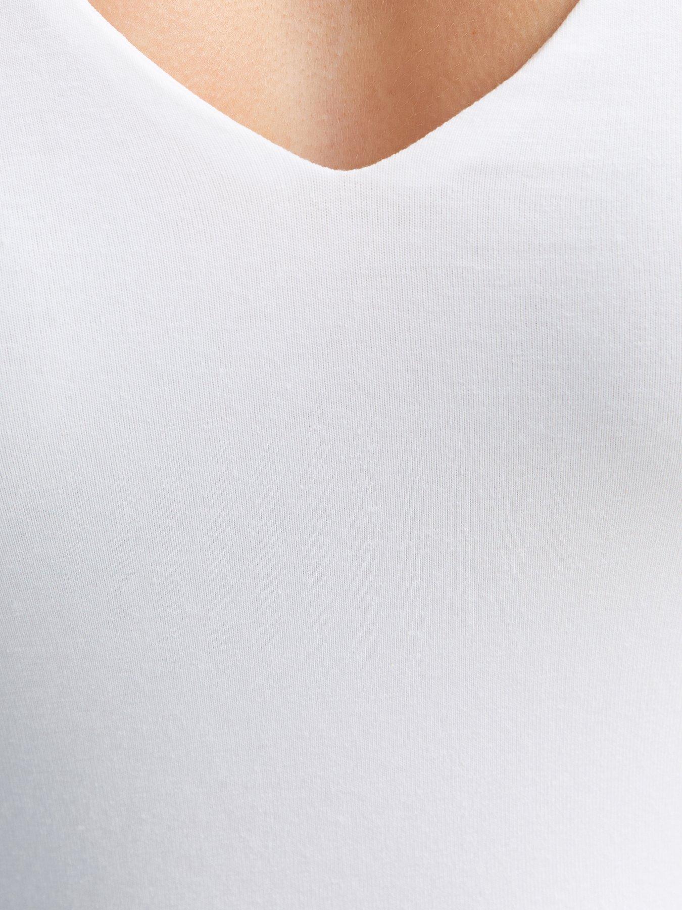  image of new-look-v-neck-bodysuit-white