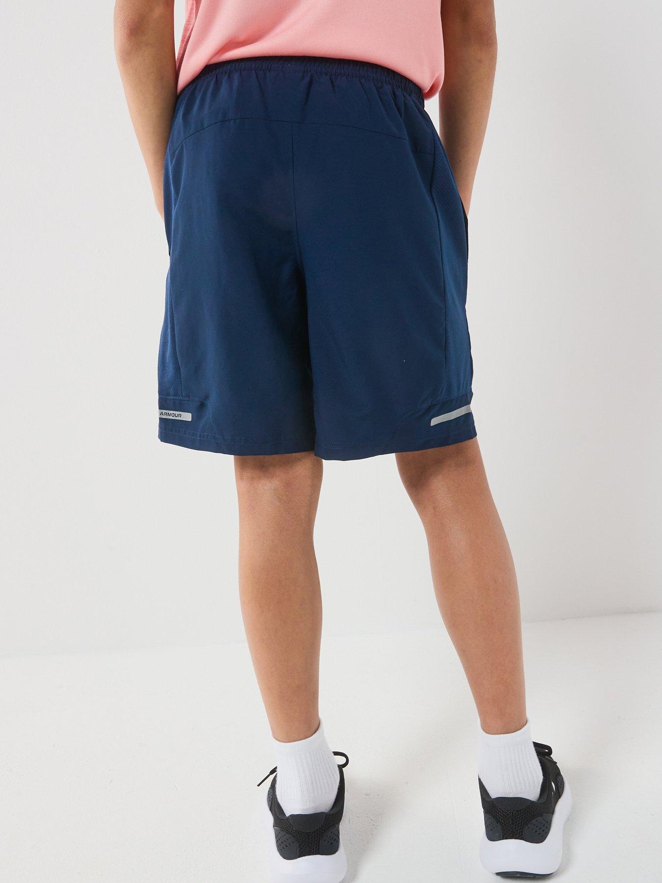  image of under-armour-junior-boys-training-tech-utility-short-navy