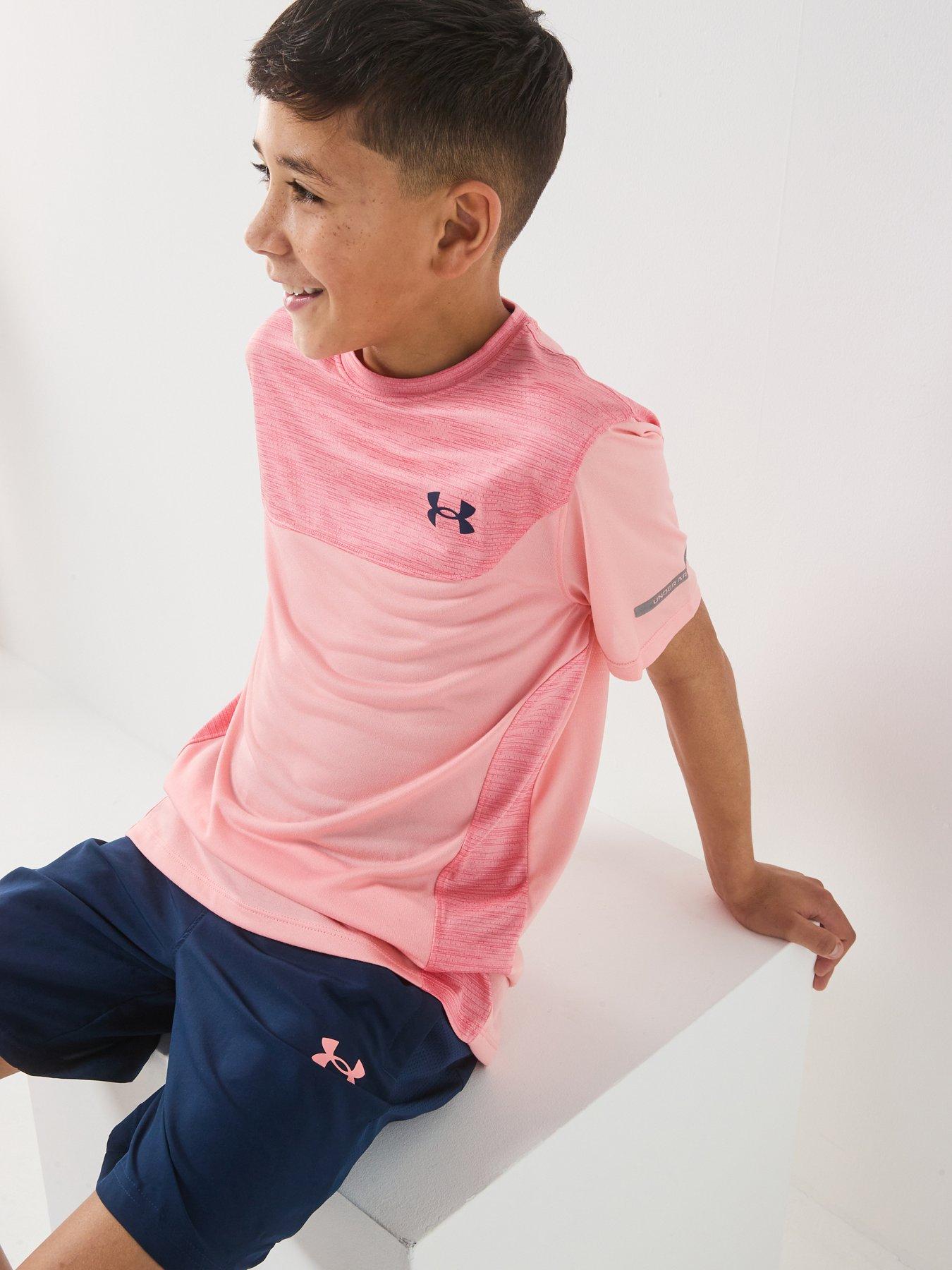  image of under-armour-junior-boys-training-tech-utility-short-navy