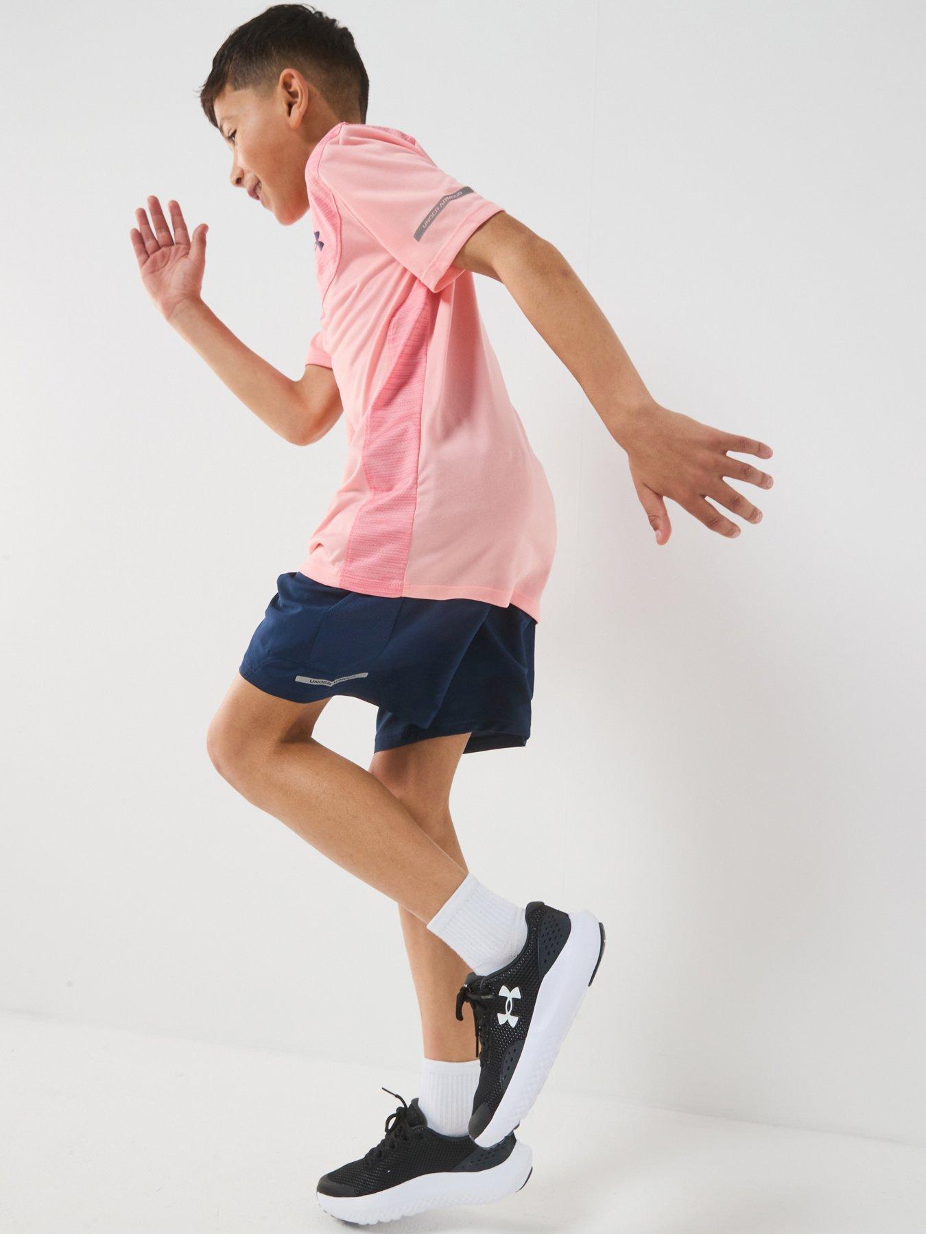  image of under-armour-junior-boys-training-tech-utility-short-navy