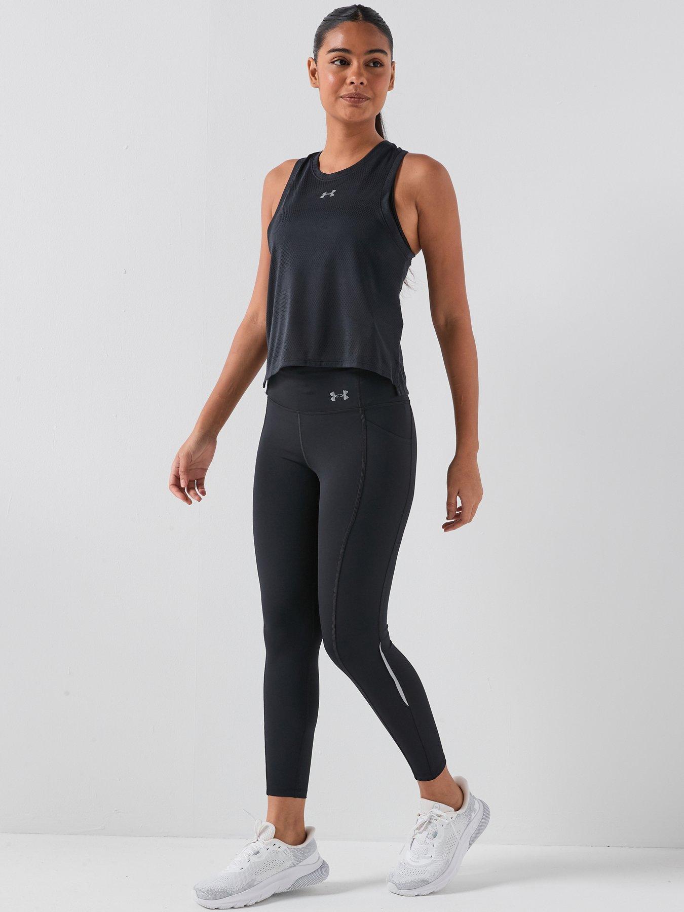  image of under-armour-womens-running-launch-ankle-legging-black