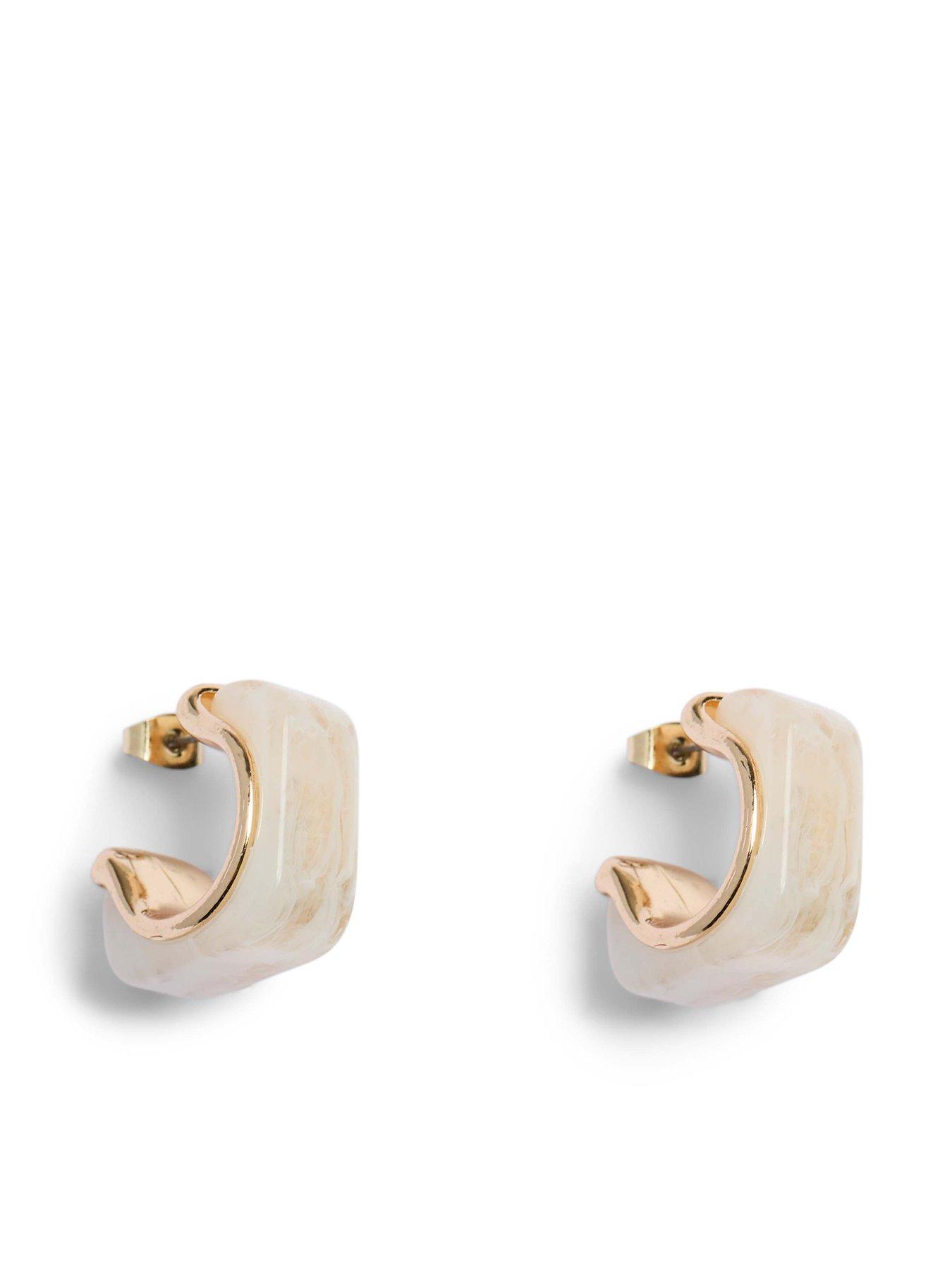 PIECES Pcreila D Earrings Bundle - White