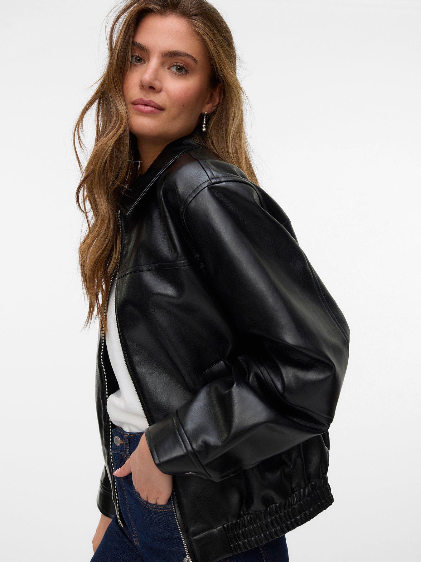 Vero Moda Short Coated Jacket - Black