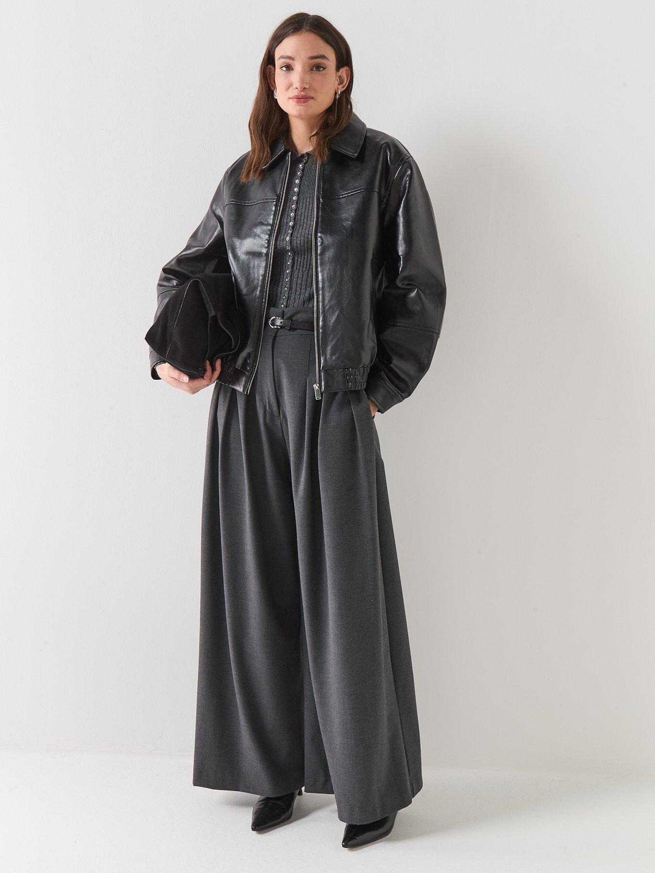  image of vero-moda-short-coated-jacket-black