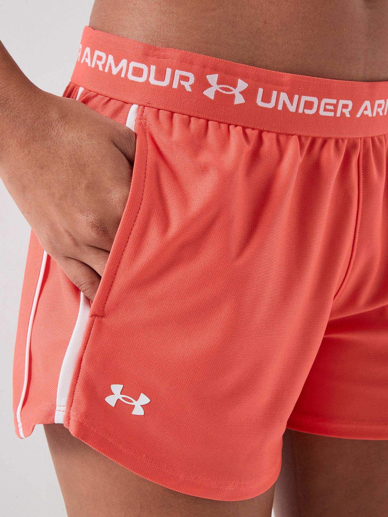 Image 6 of 6 of UNDER ARMOUR Womens Training Tech Play Up Short - Red
