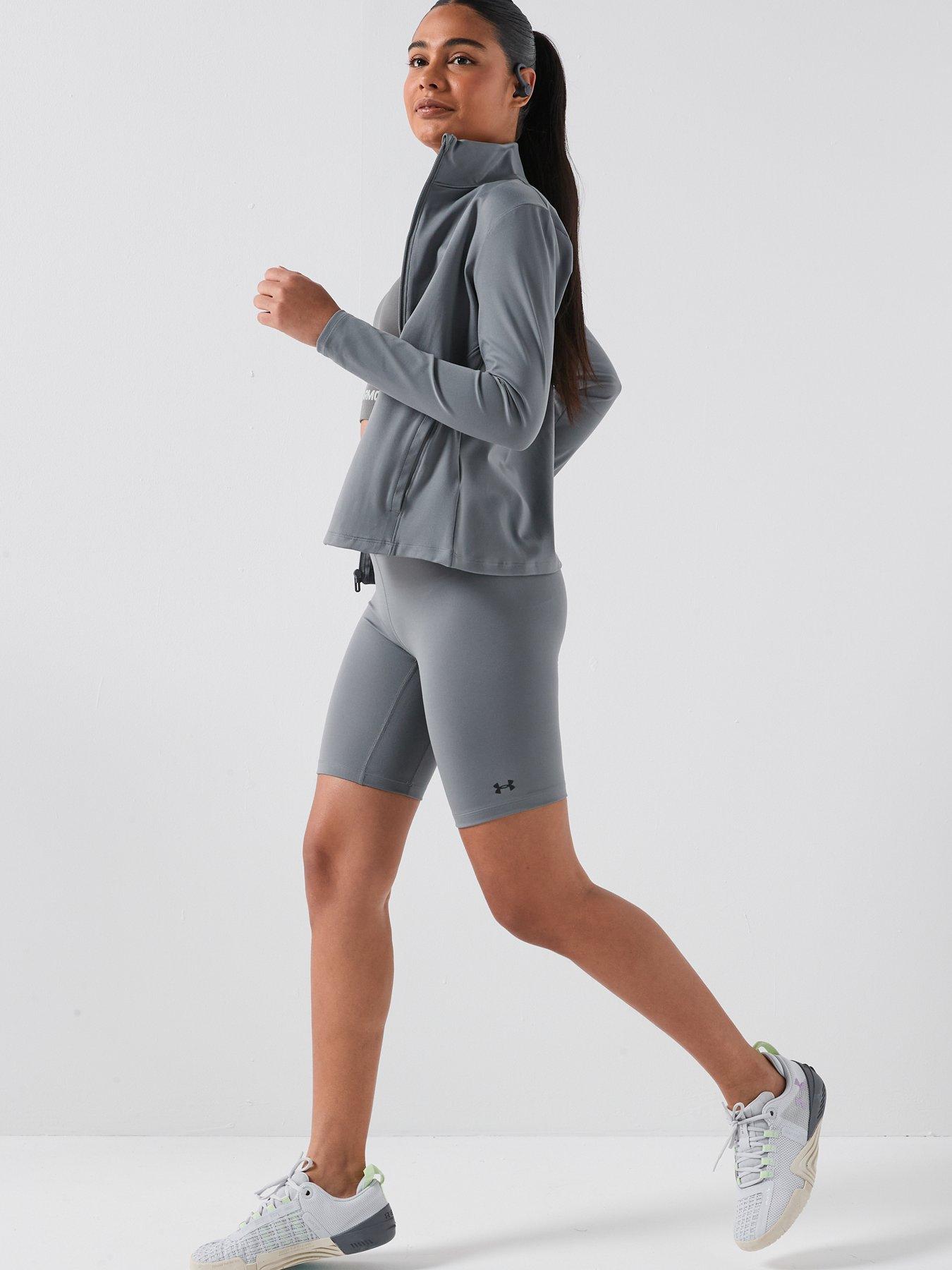 Image 5 of 6 of UNDER ARMOUR Womens Training Motion Full Zip Top - Grey