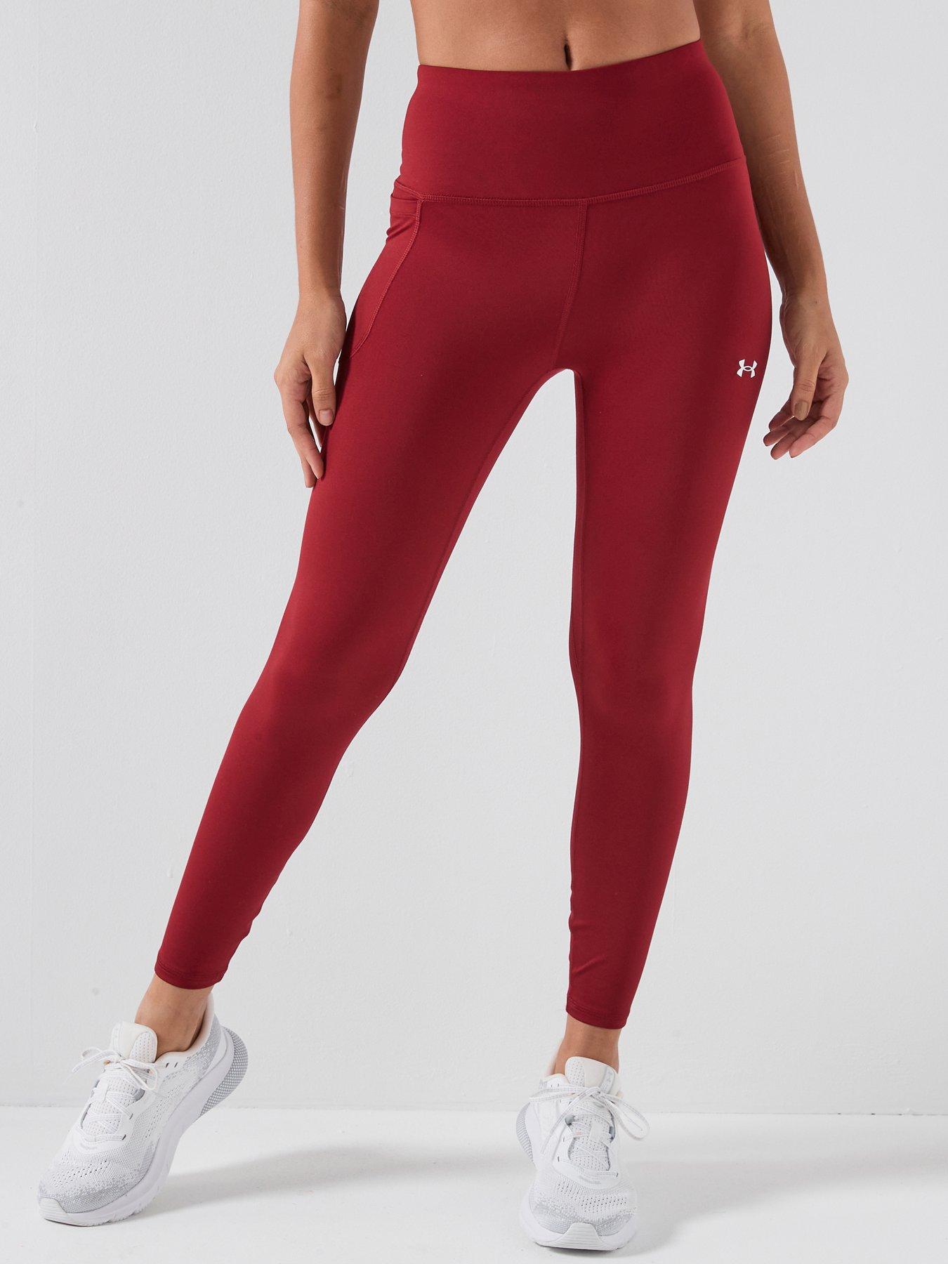 UNDER ARMOUR Womens Training Motion Ankle Legging - Burgundy